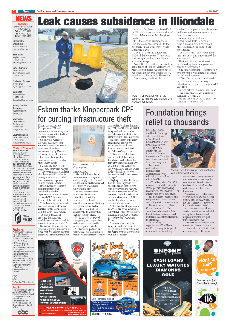 Bedfordview and Edenvale 26 July 2023 page 2