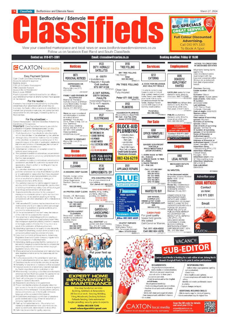 Bedfordview and Edenvale 26 March 2024 page 14