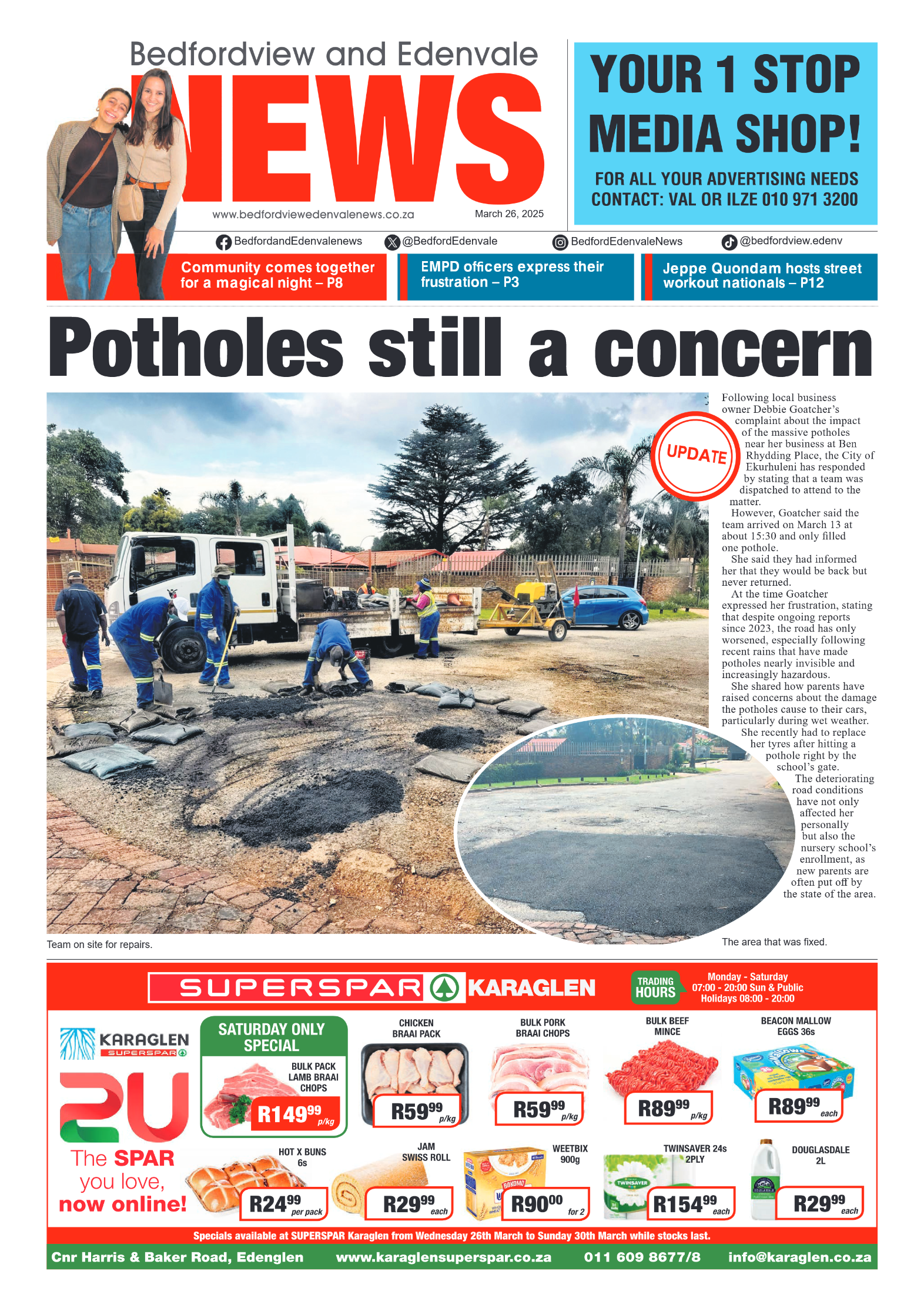 Bedfordview and Edenvale 26 March 2025 page 1
