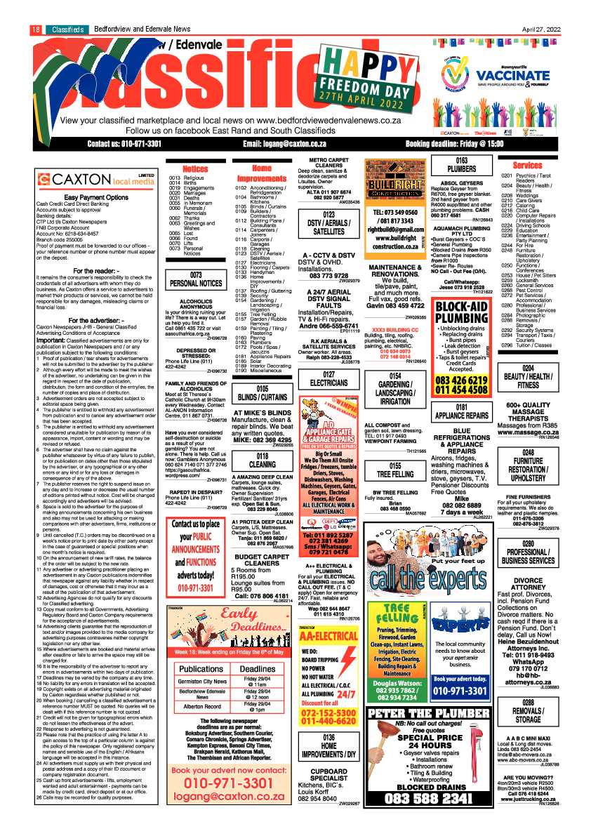 Bedfordview and Edenvale 27 April 2022 page 18