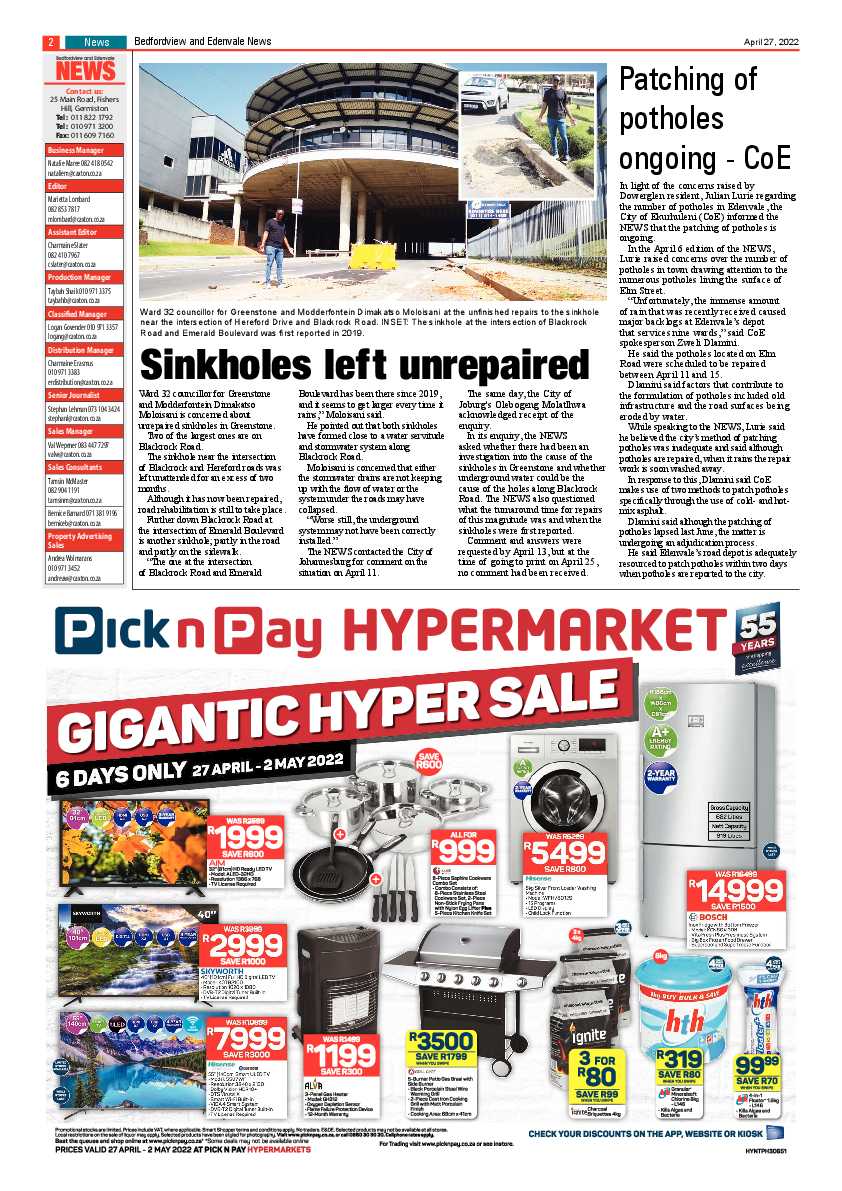 Bedfordview and Edenvale 27 April 2022 page 2