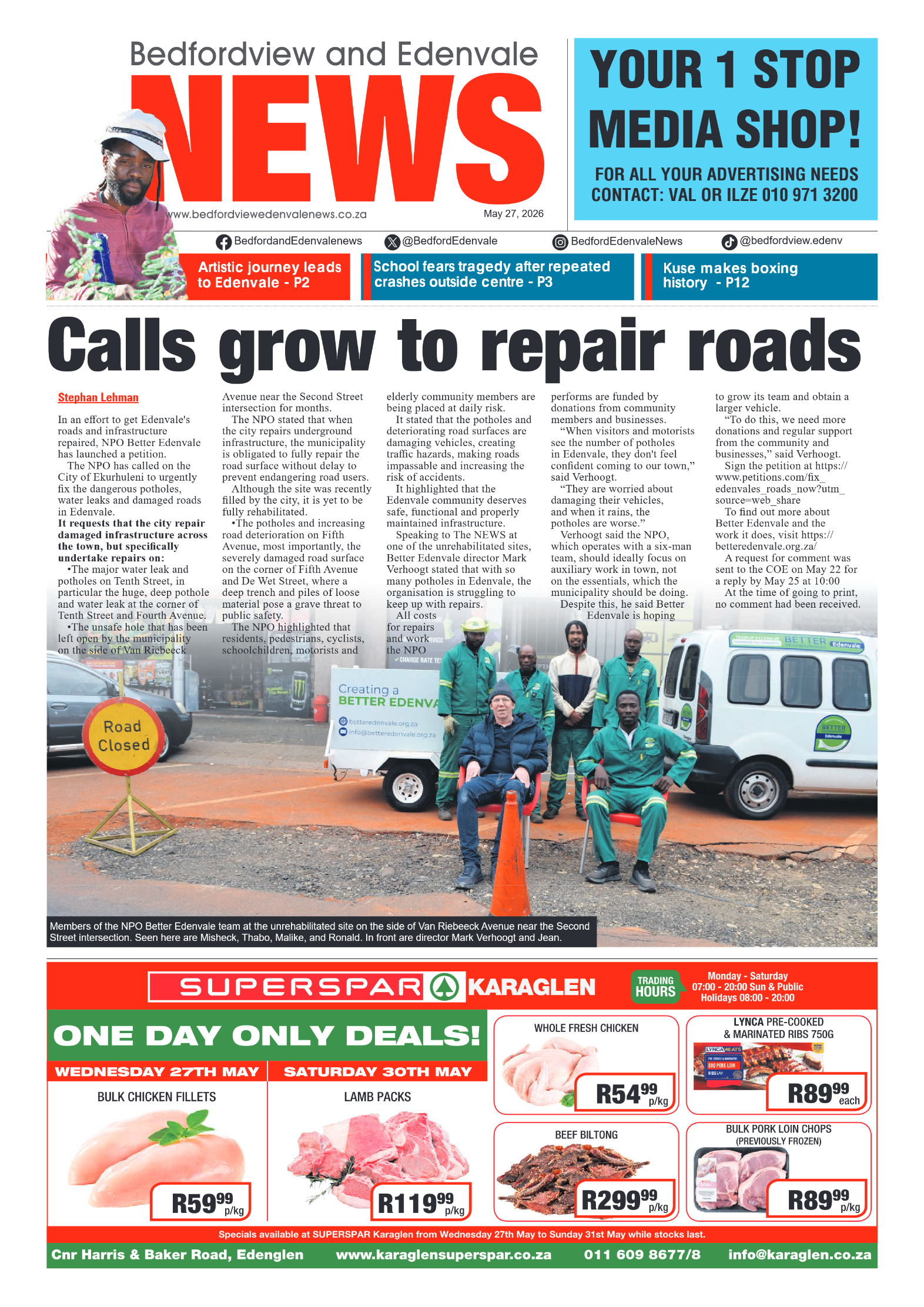 Bedfordview and Edenvale 27 May 2026 page 1