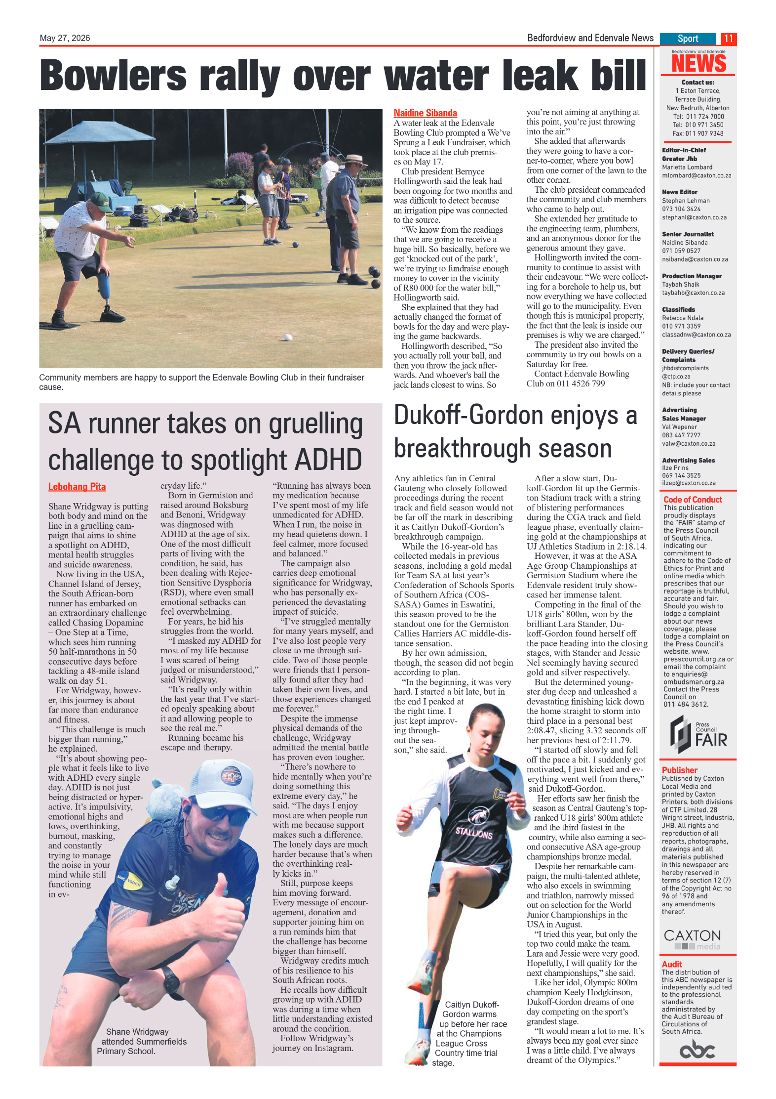 Bedfordview and Edenvale 27 May 2026 page 11
