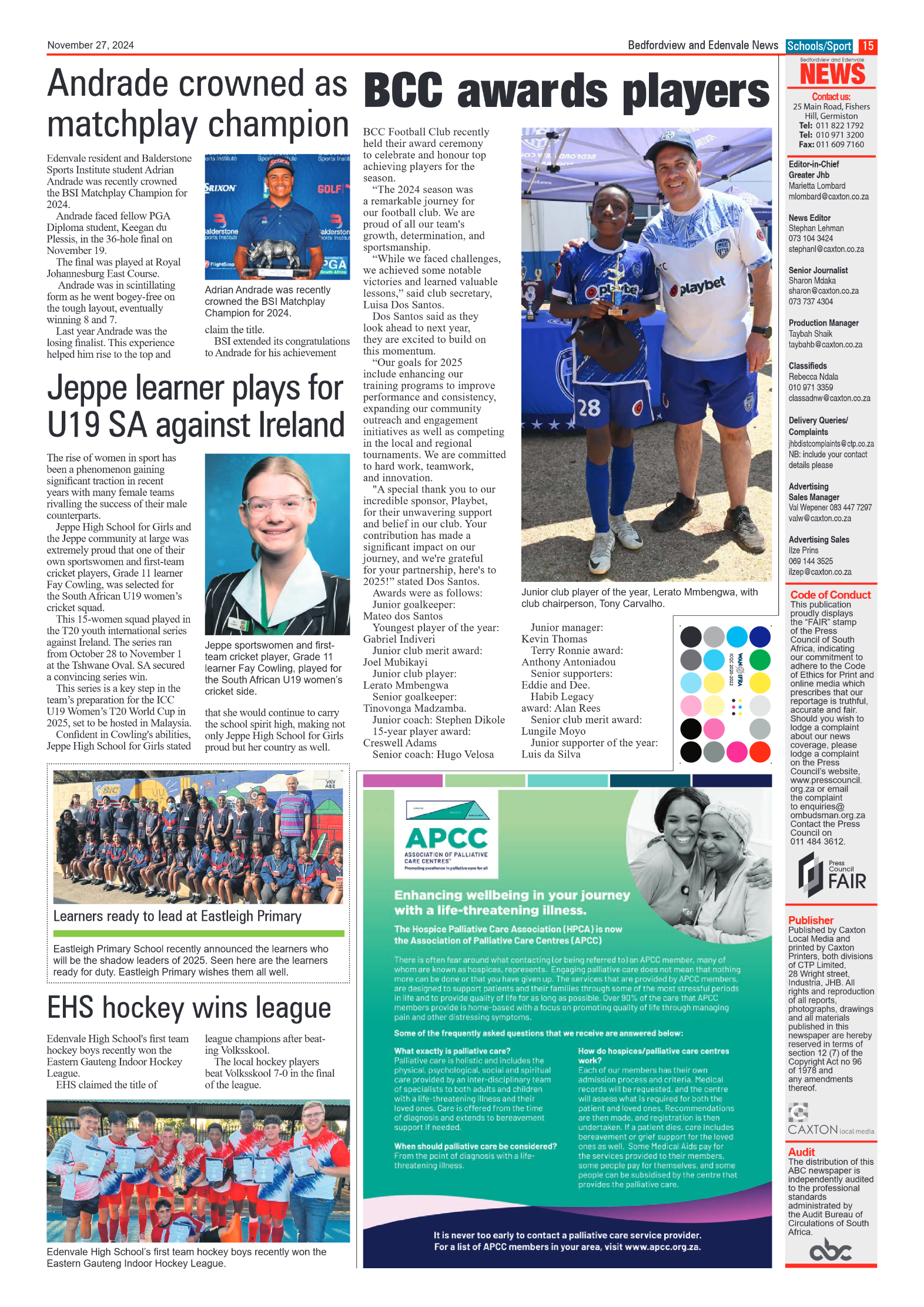 Bedfordview and Edenvale 27 November 2024 page 15