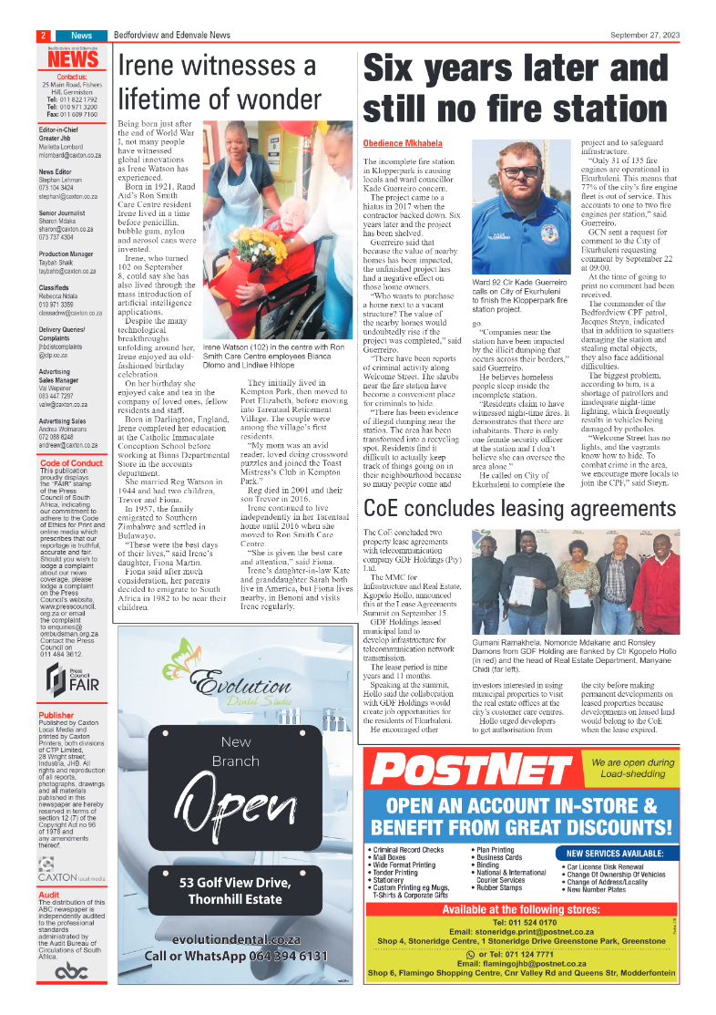 Bedfordview and Edenvale 27 September 2023 page 2