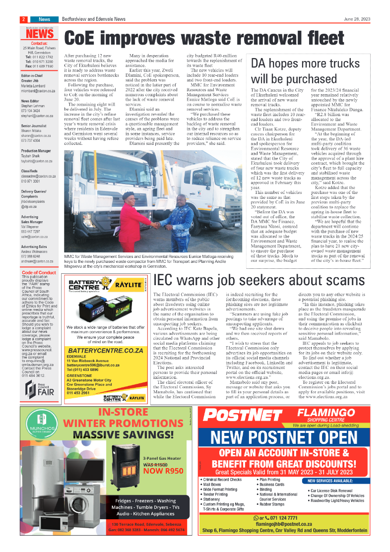 Bedfordview and Edenvale 28 June 2023 page 2