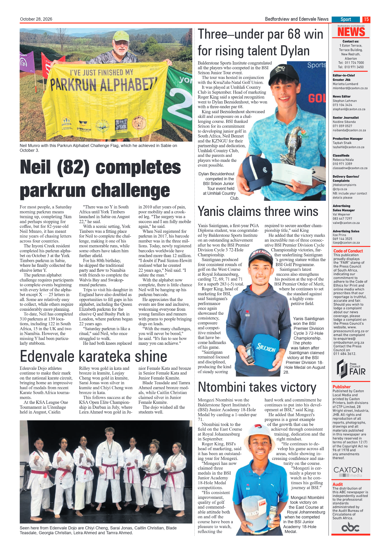 Bedfordview and Edenvale 28 October 2026 page 15