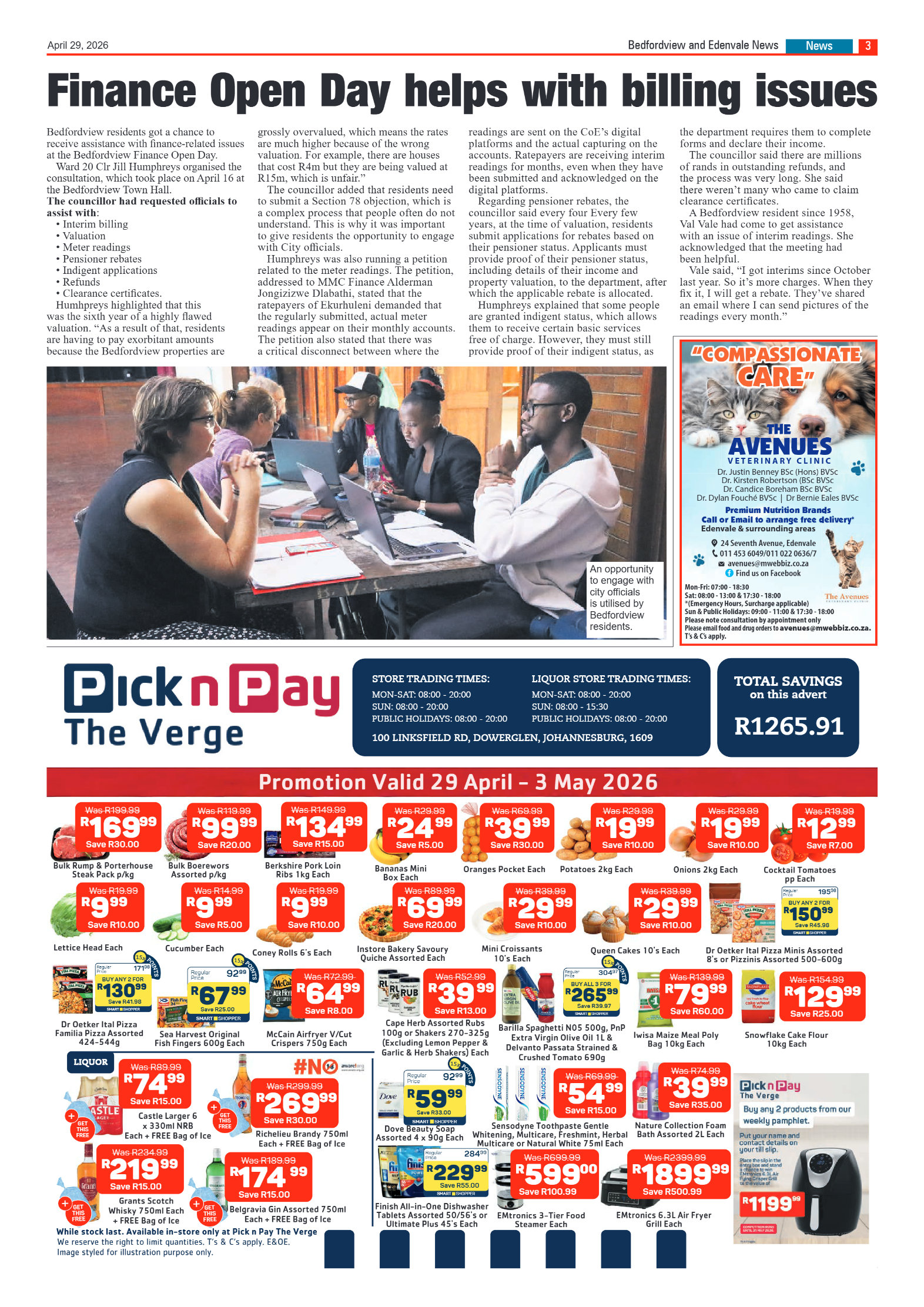 Bedfordview and Edenvale 29 April 2026 page 3