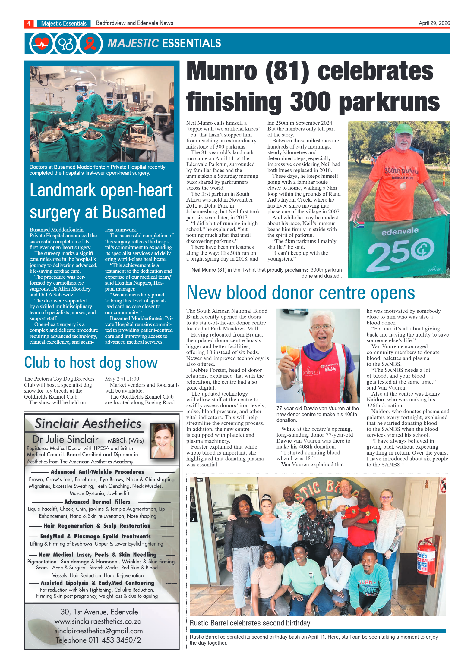 Bedfordview and Edenvale 29 April 2026 page 4