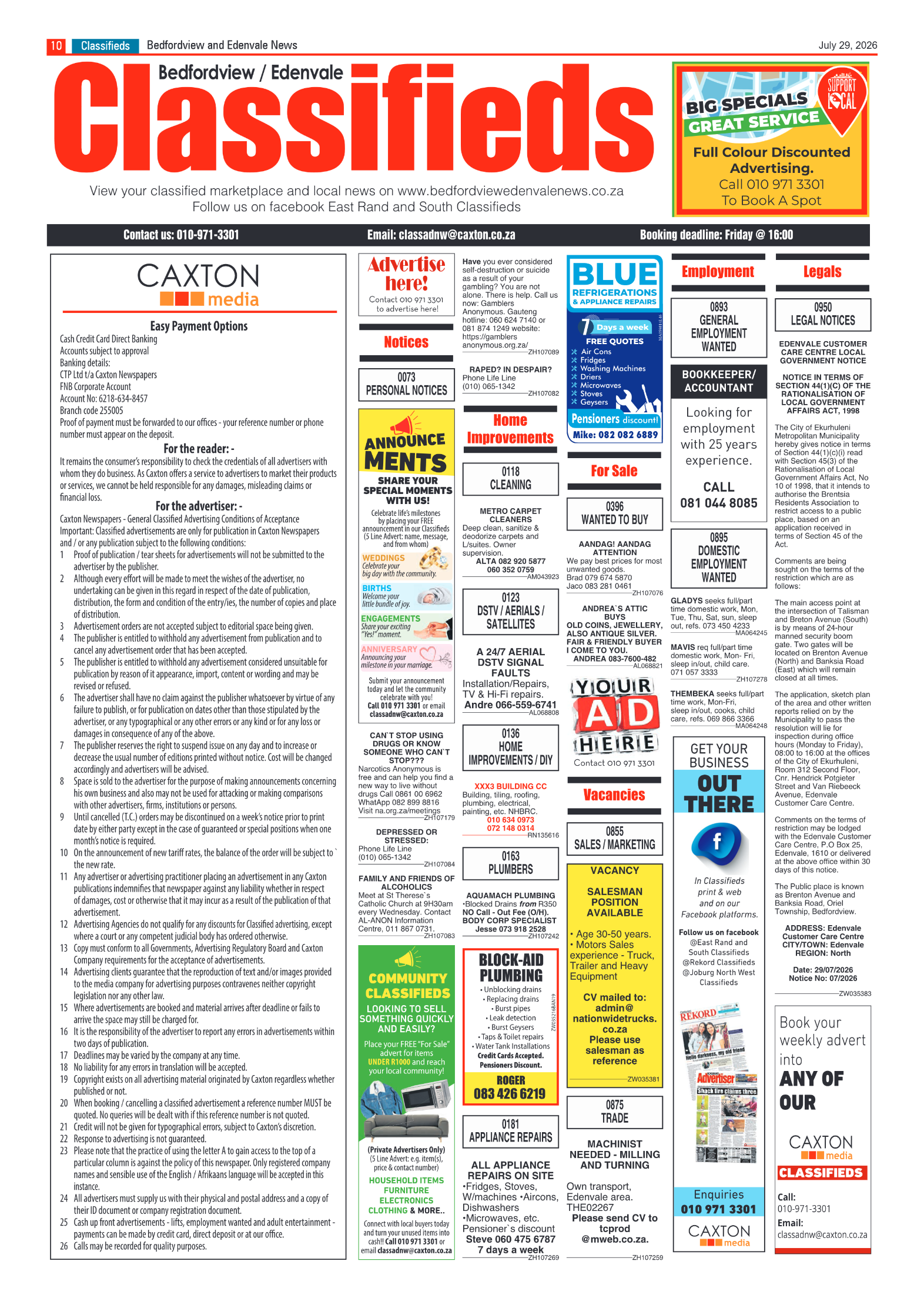 Bedfordview and Edenvale 29 July 2026 page 22