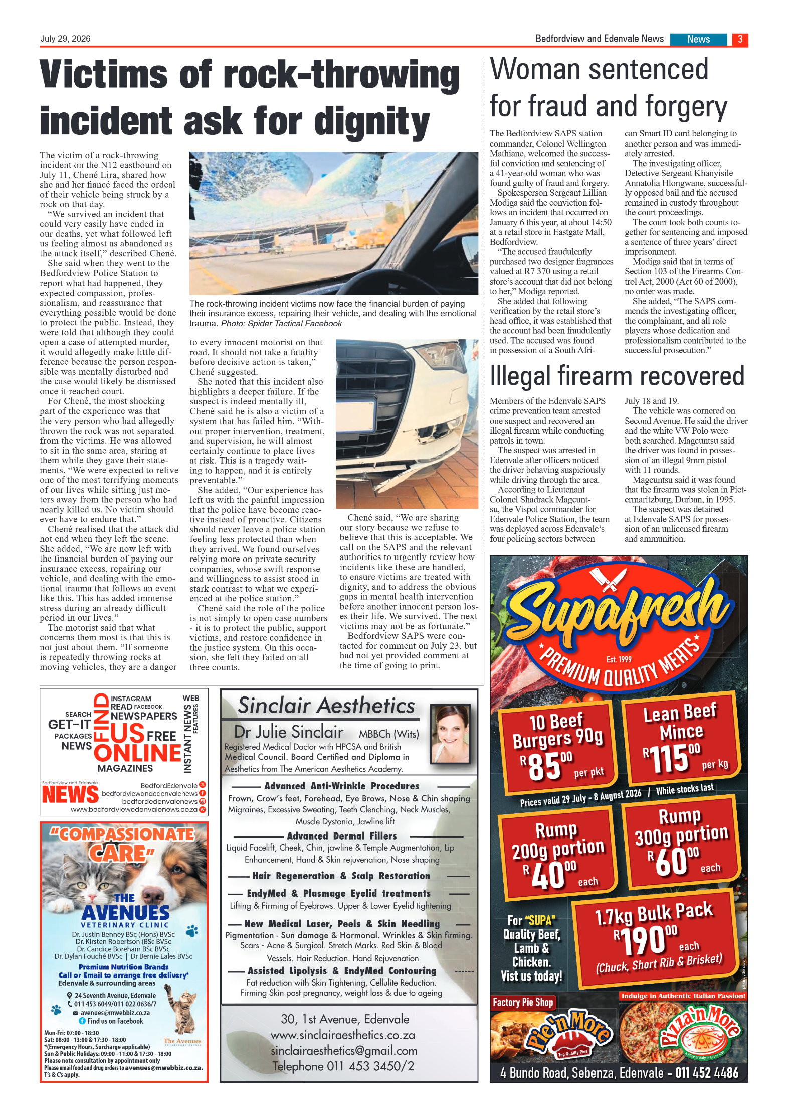 Bedfordview and Edenvale 29 July 2026 page 3