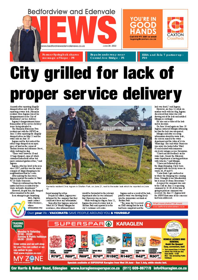 Bedfordview and Edenvale 29 June 2022 page 1