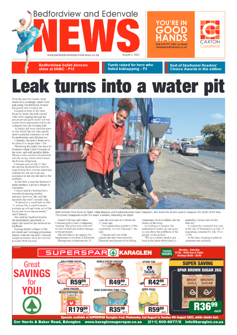 Bedfordview and Edenvale 2 August 2023 page 1