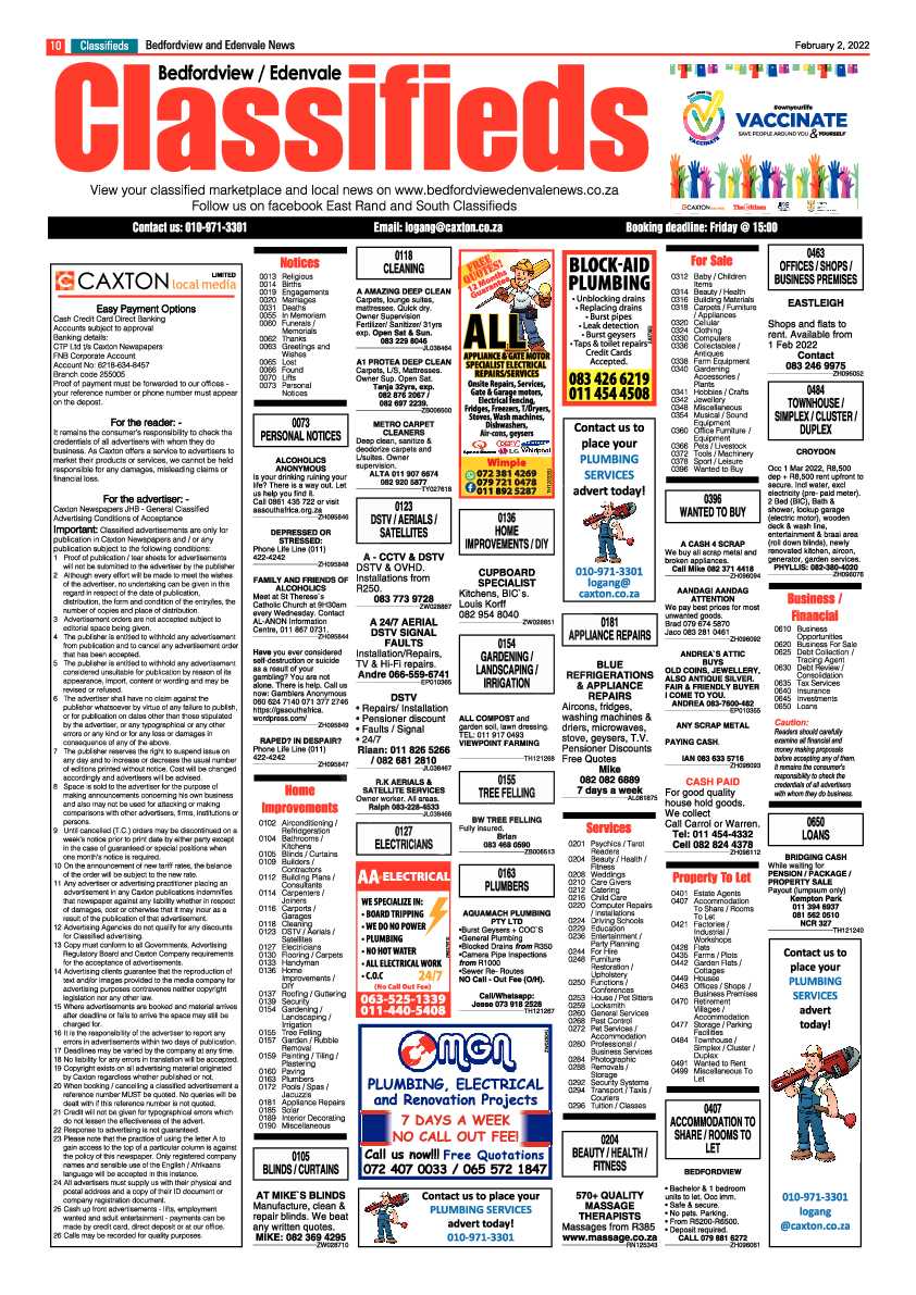 Bedfordview and Edenvale 2 February 2022 page 10