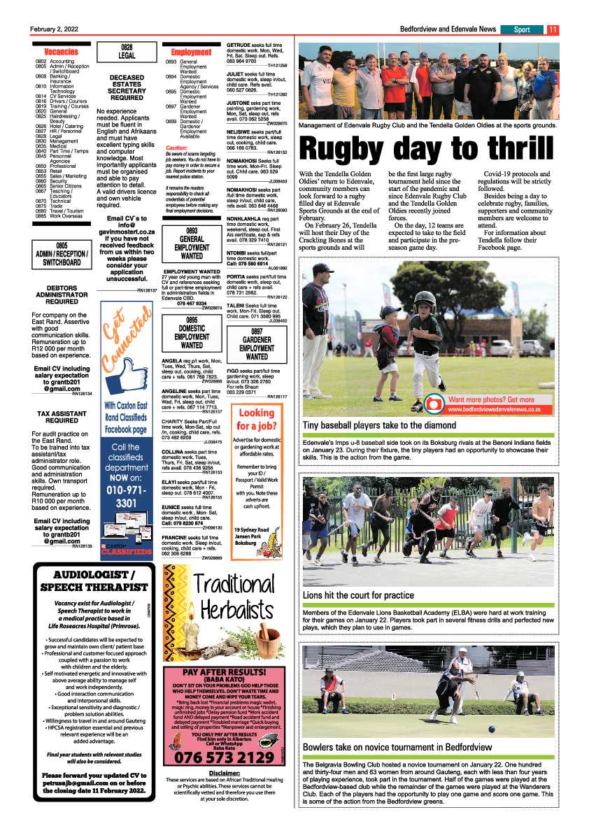 Bedfordview and Edenvale 2 February 2022 page 11