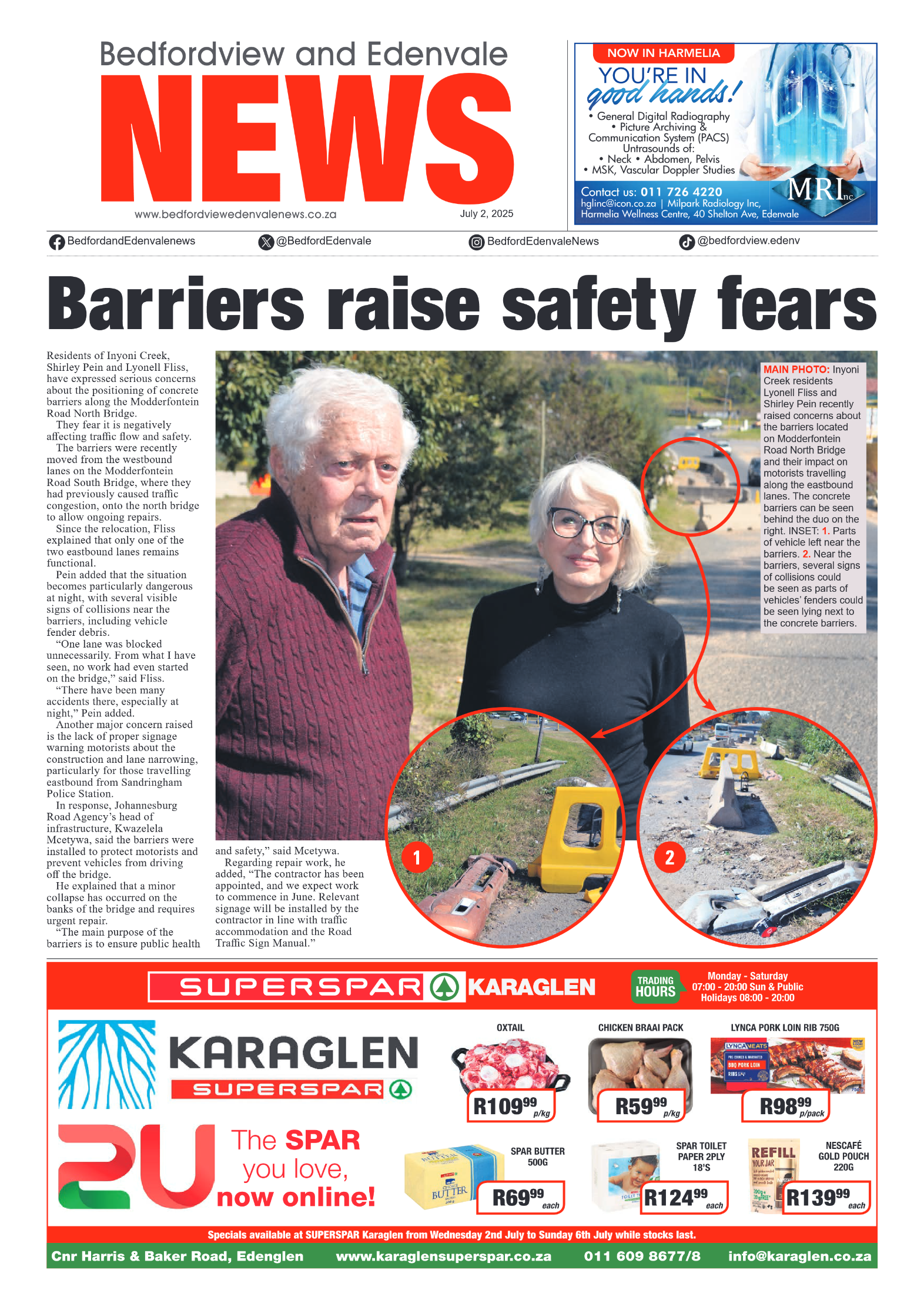 Bedfordview and Edenvale 2 July 2025 page 1