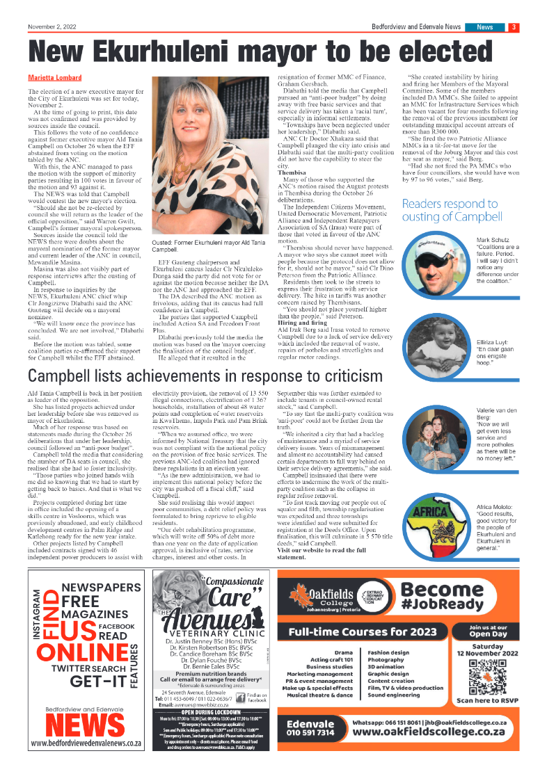 Bedfordview and Edenvale 2 Nov 2022 page 3