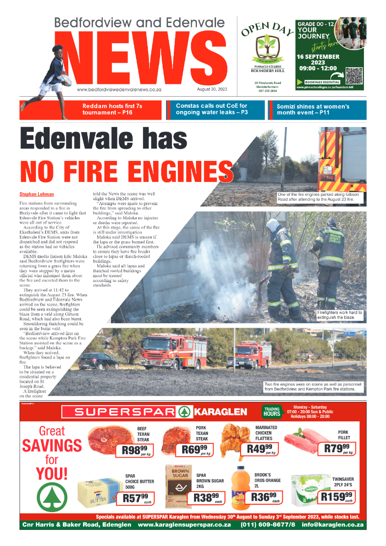 Bedfordview and Edenvale 30 August 2023 page 1