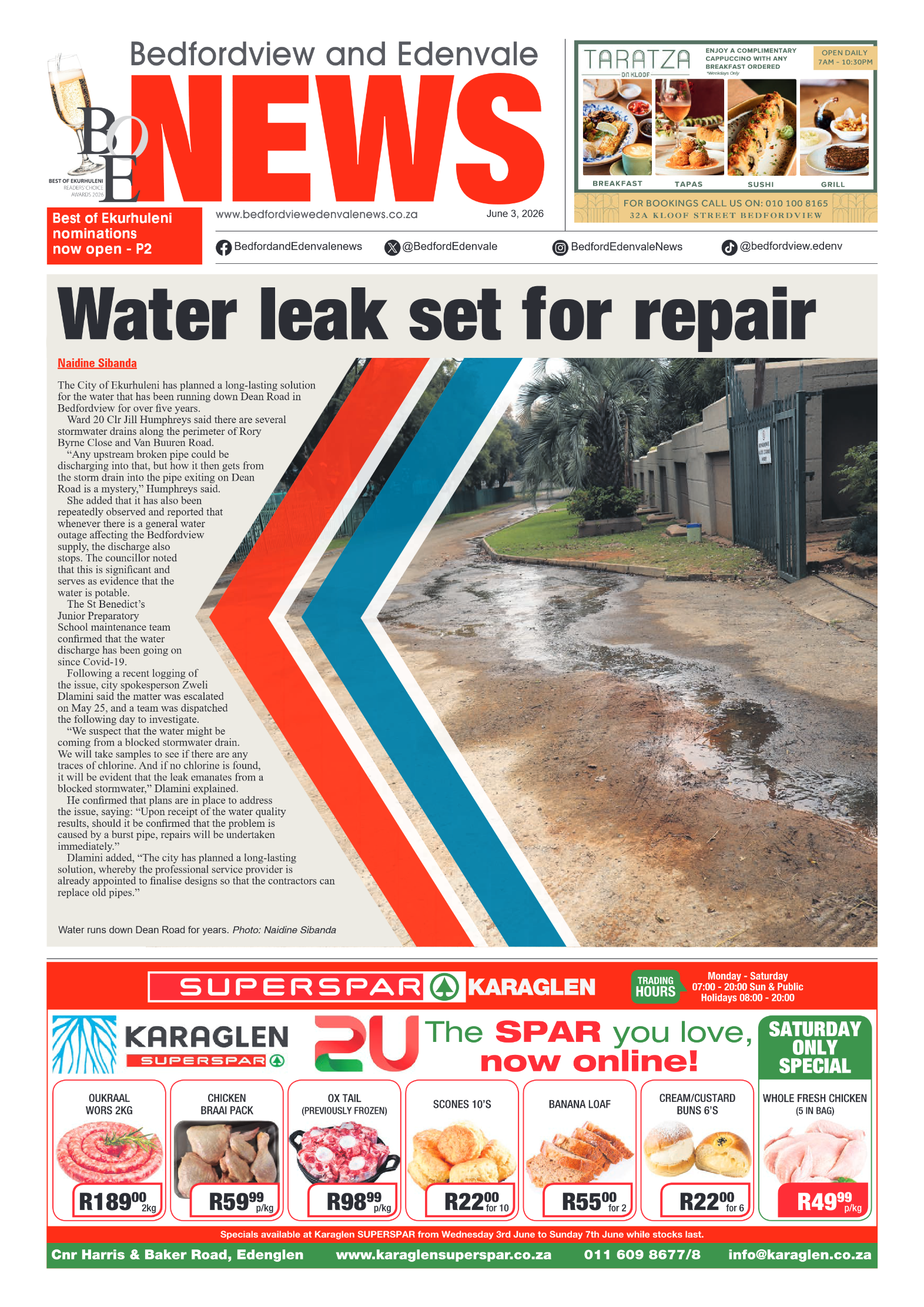 Bedfordview and Edenvale 3 June 2026 page 1