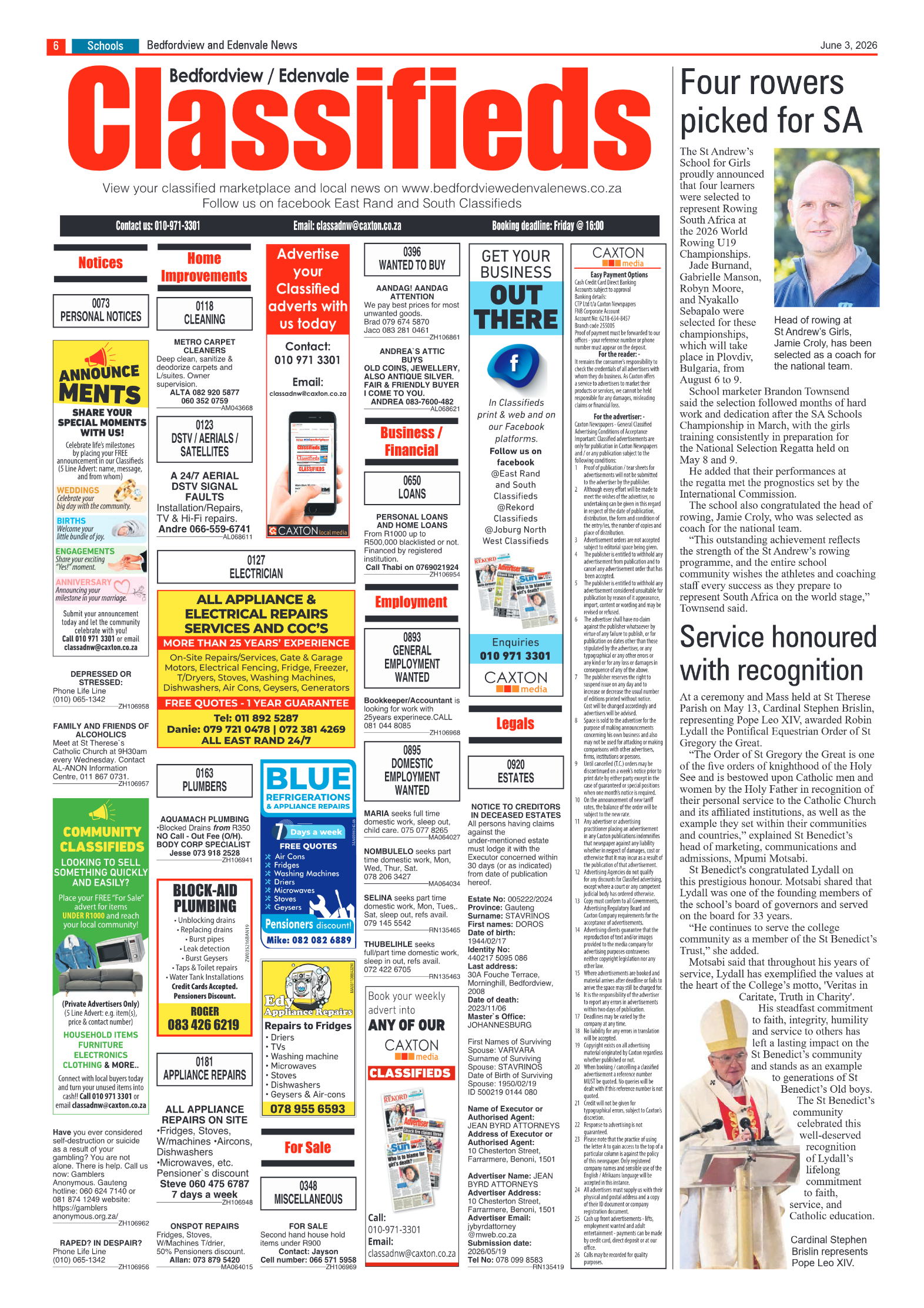 Bedfordview and Edenvale 3 June 2026 page 6