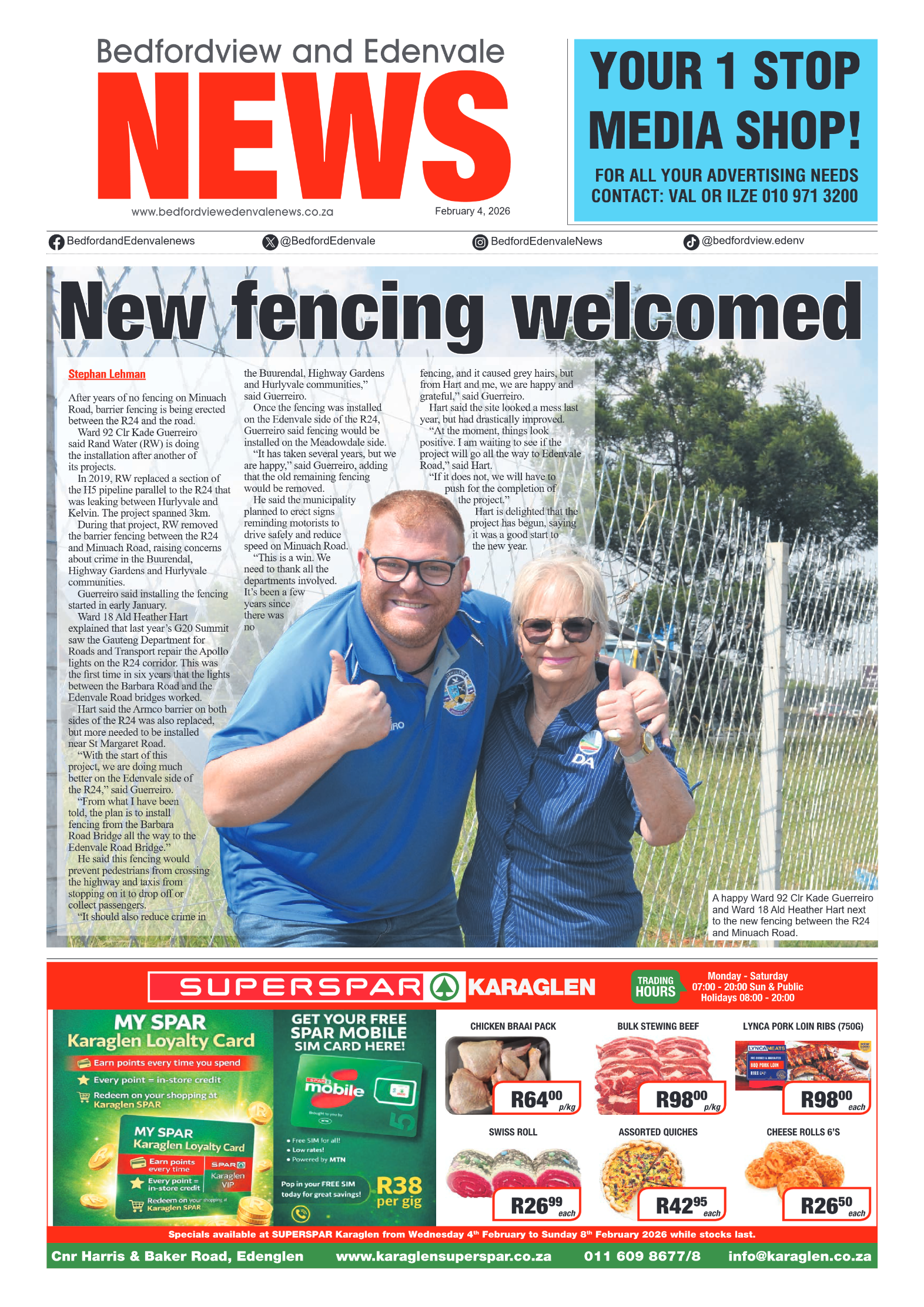 Bedfordview and Edenvale 4 February 2026 page 1