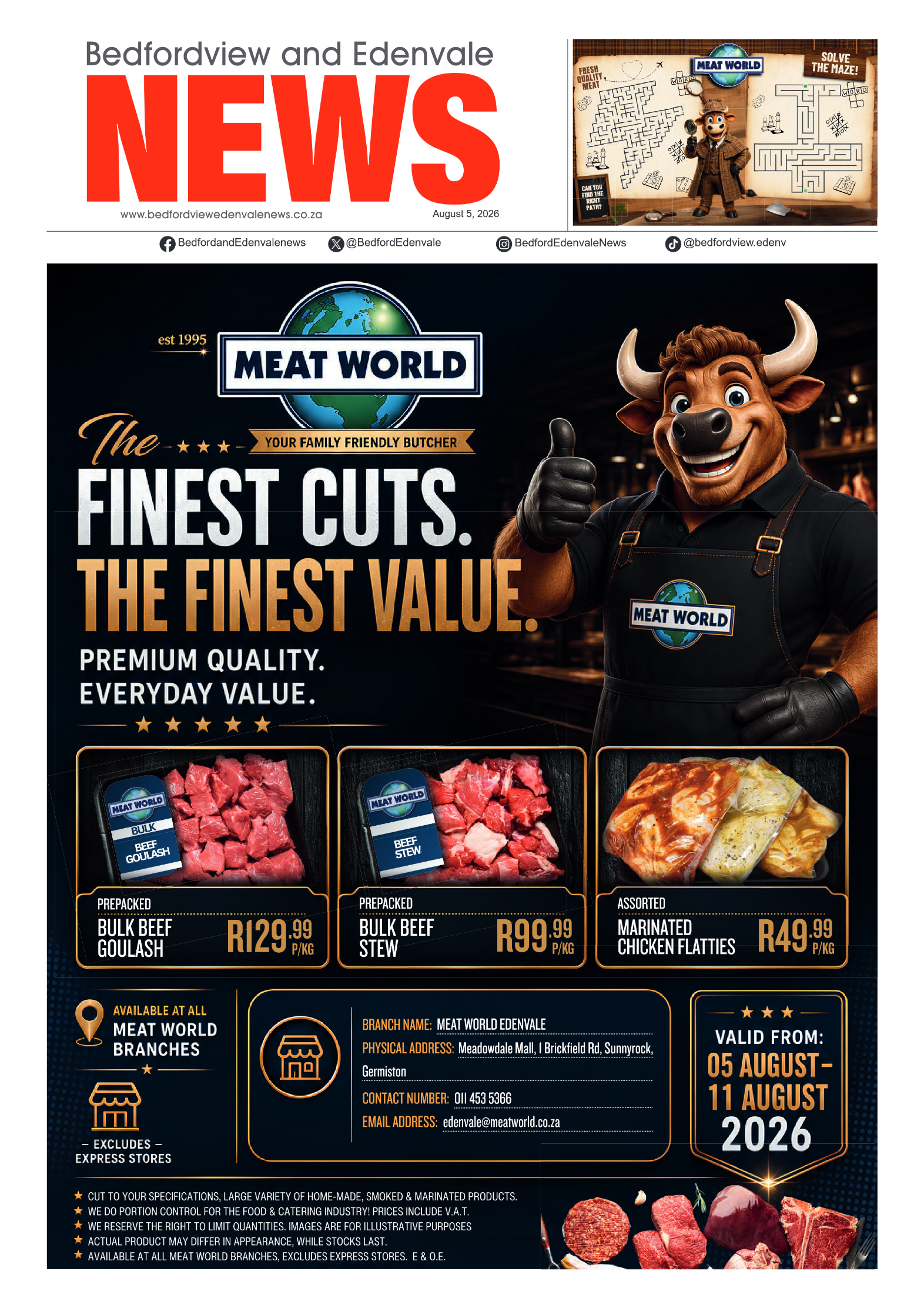 Bedfordview and Edenvale 5 August 2026 page 1
