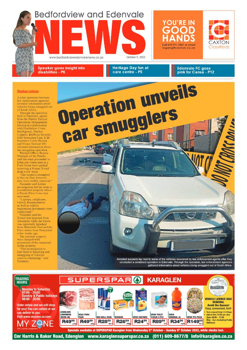 Bedfordview and Edenvale 5 October 2022 page 1