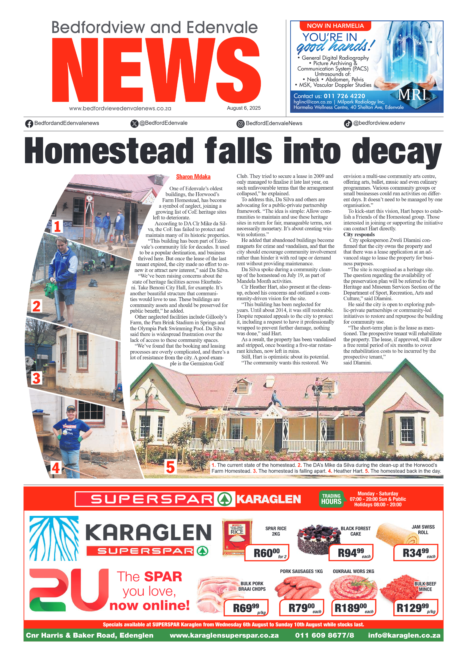 Bedfordview and Edenvale 6 August 2025 page 1