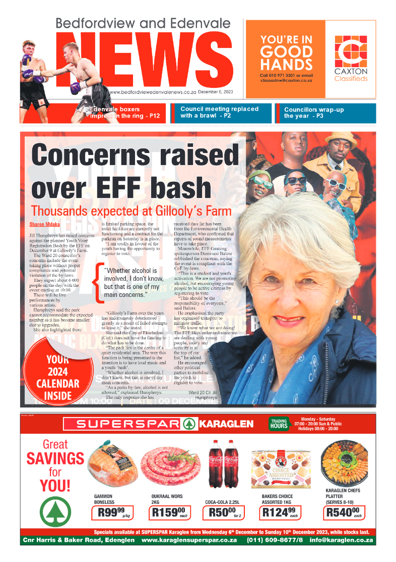 Bedfordview and Edenvale 6 December 2023 page 1