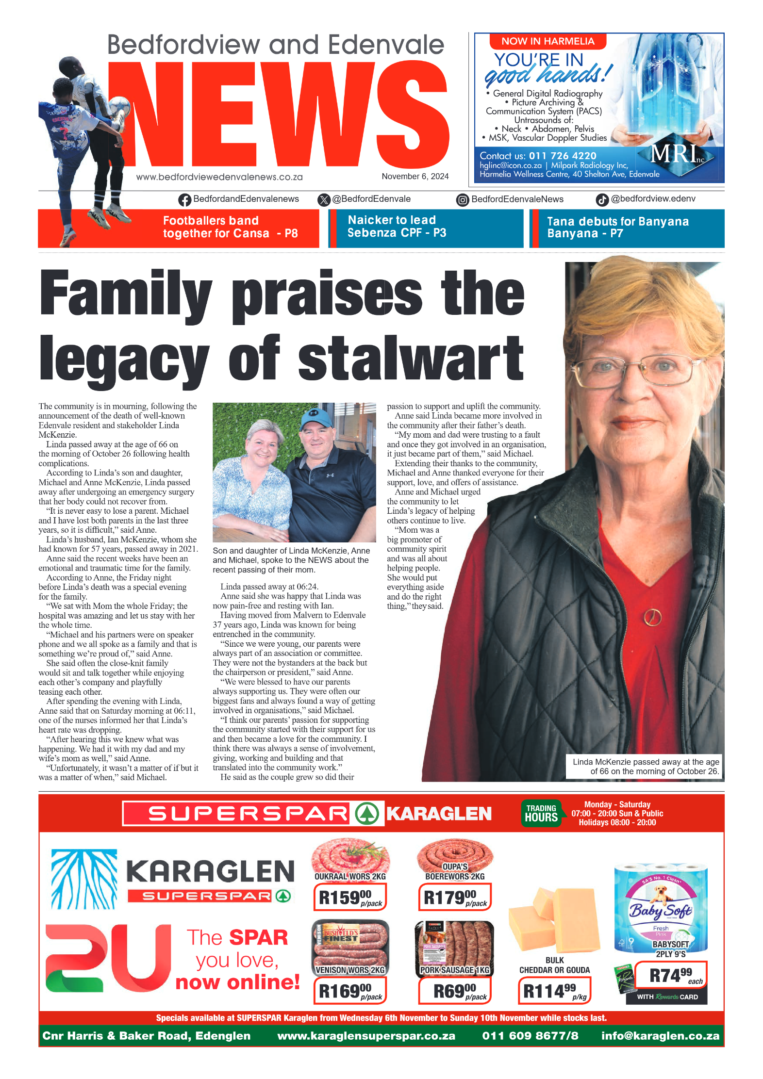 Bedfordview and Edenvale 6 Novemberr 2024 page 1