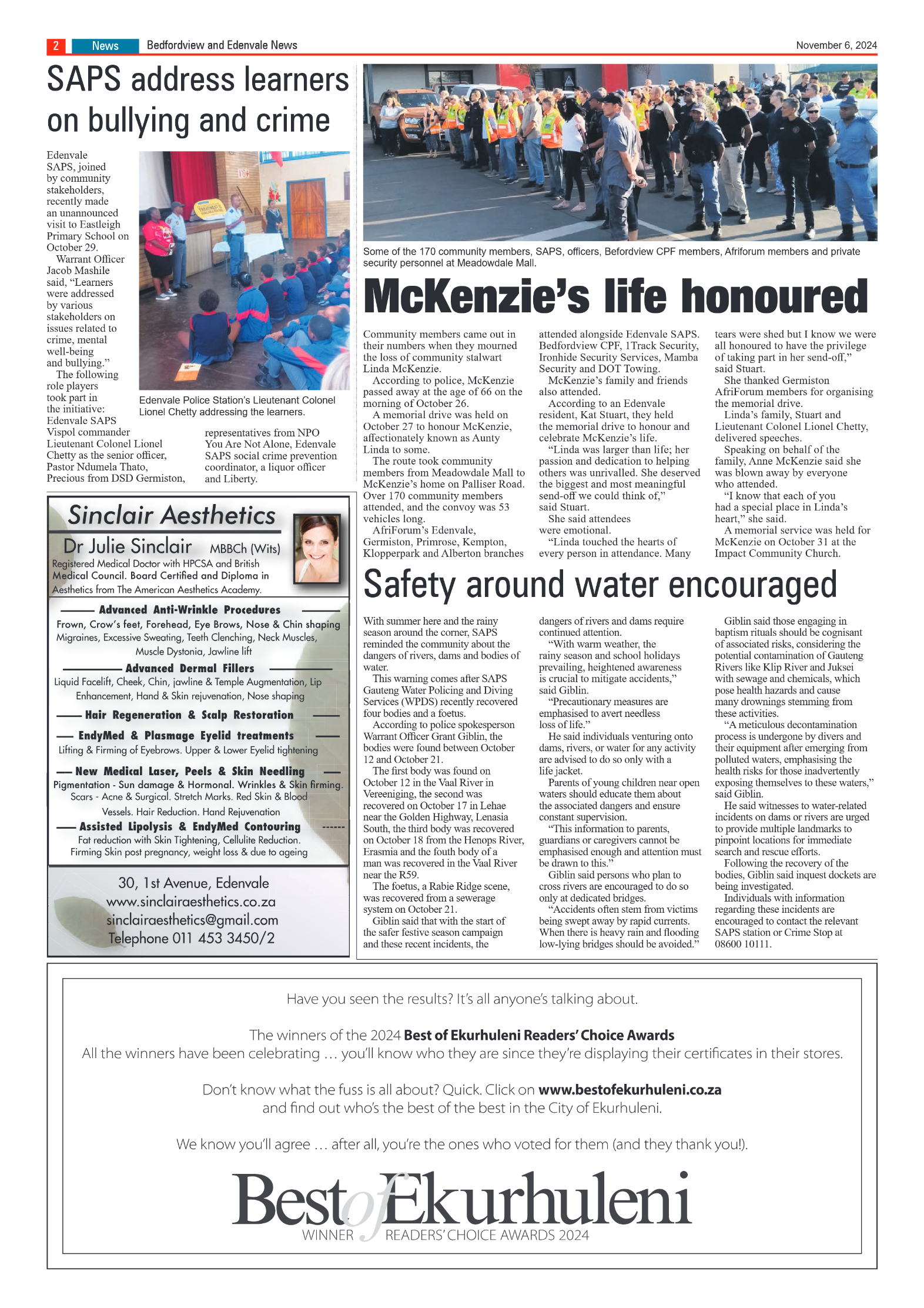 Bedfordview and Edenvale 6 Novemberr 2024 page 2