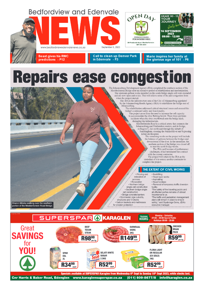 Bedfordview and Edenvale 6 September 2023 page 1