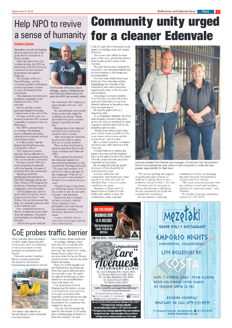 Bedfordview and Edenvale 6 September 2023 page 3