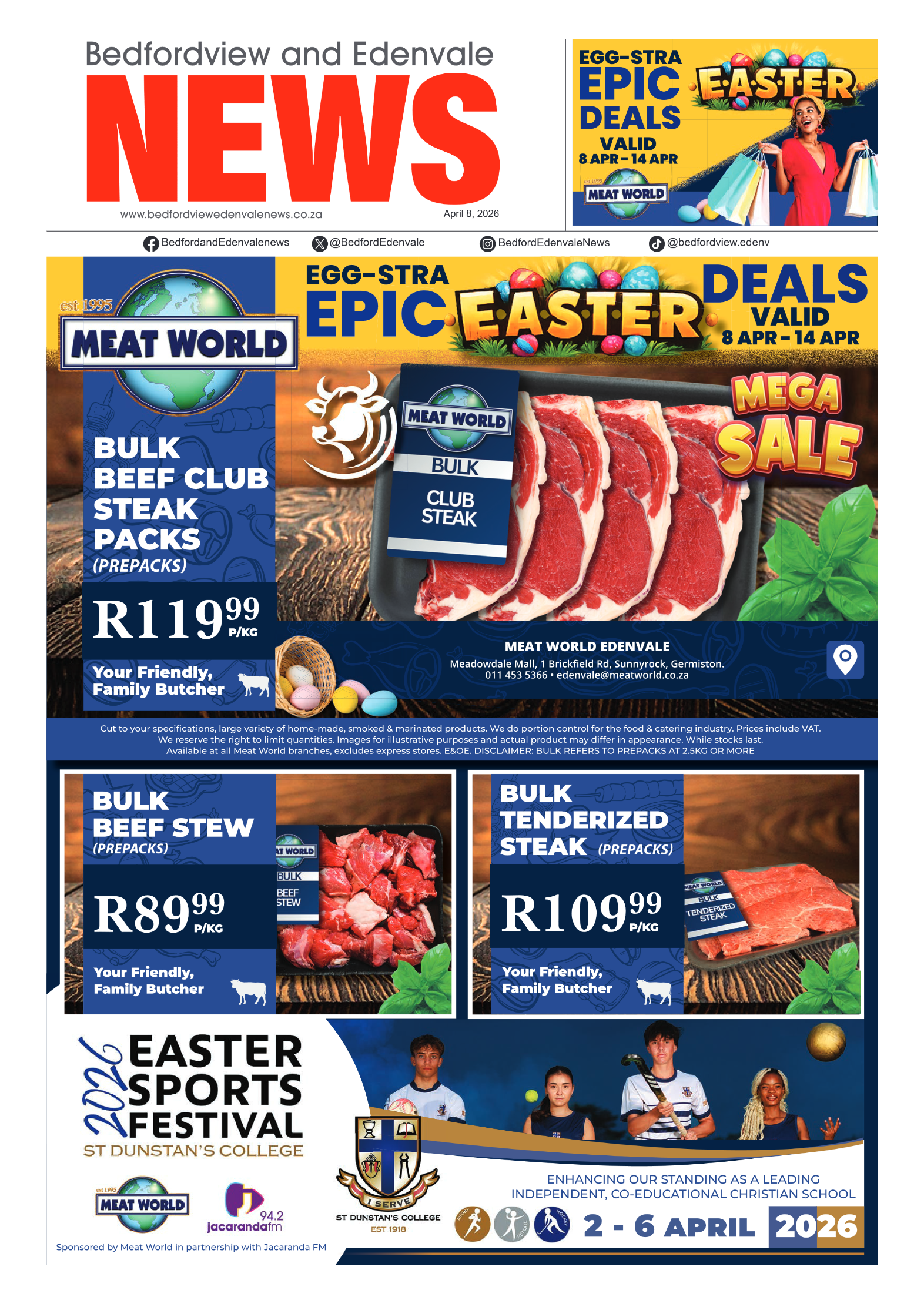 Bedfordview and Edenvale 8 April 2026 page 1