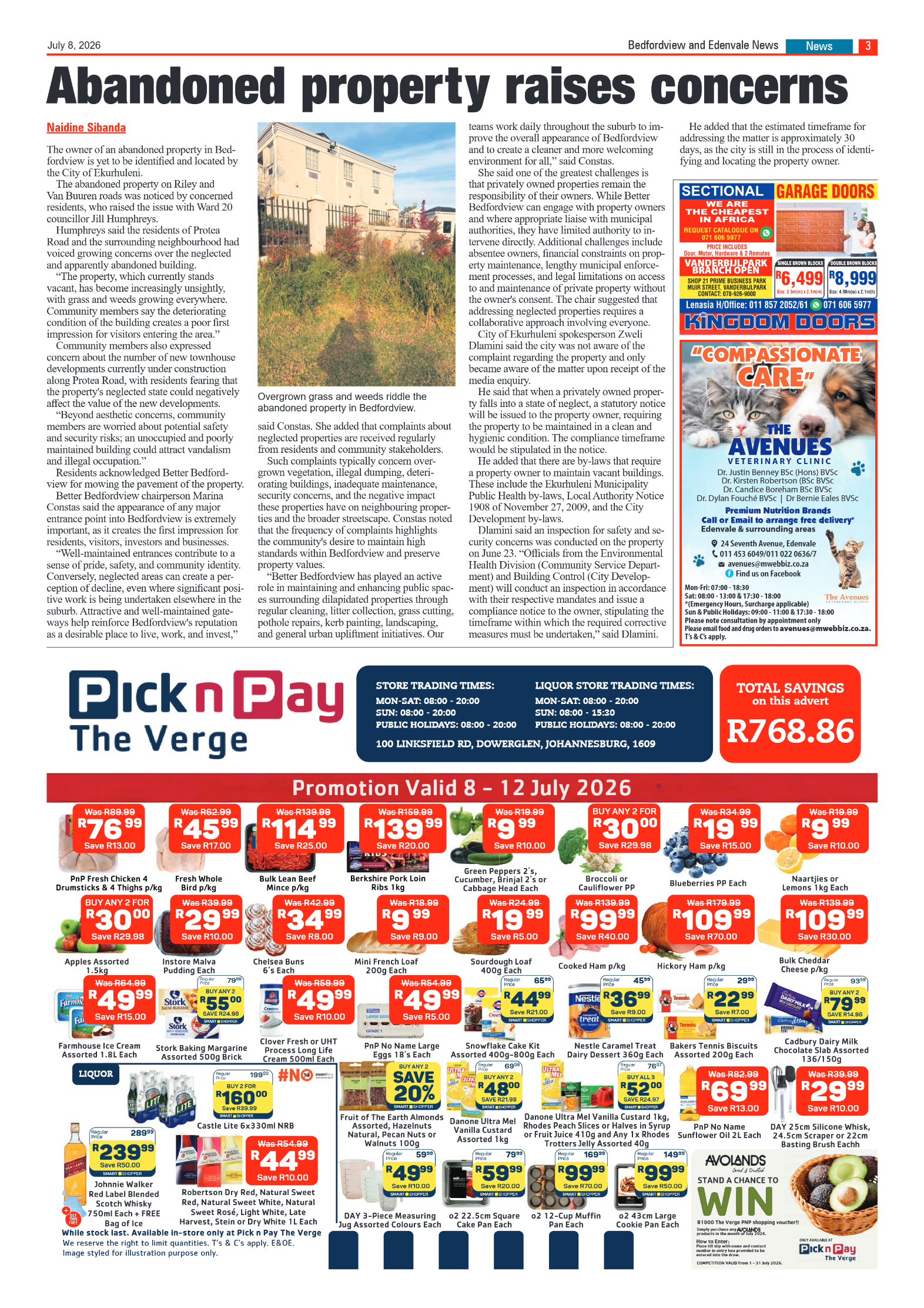 Bedfordview and Edenvale 8 July 2026 page 5