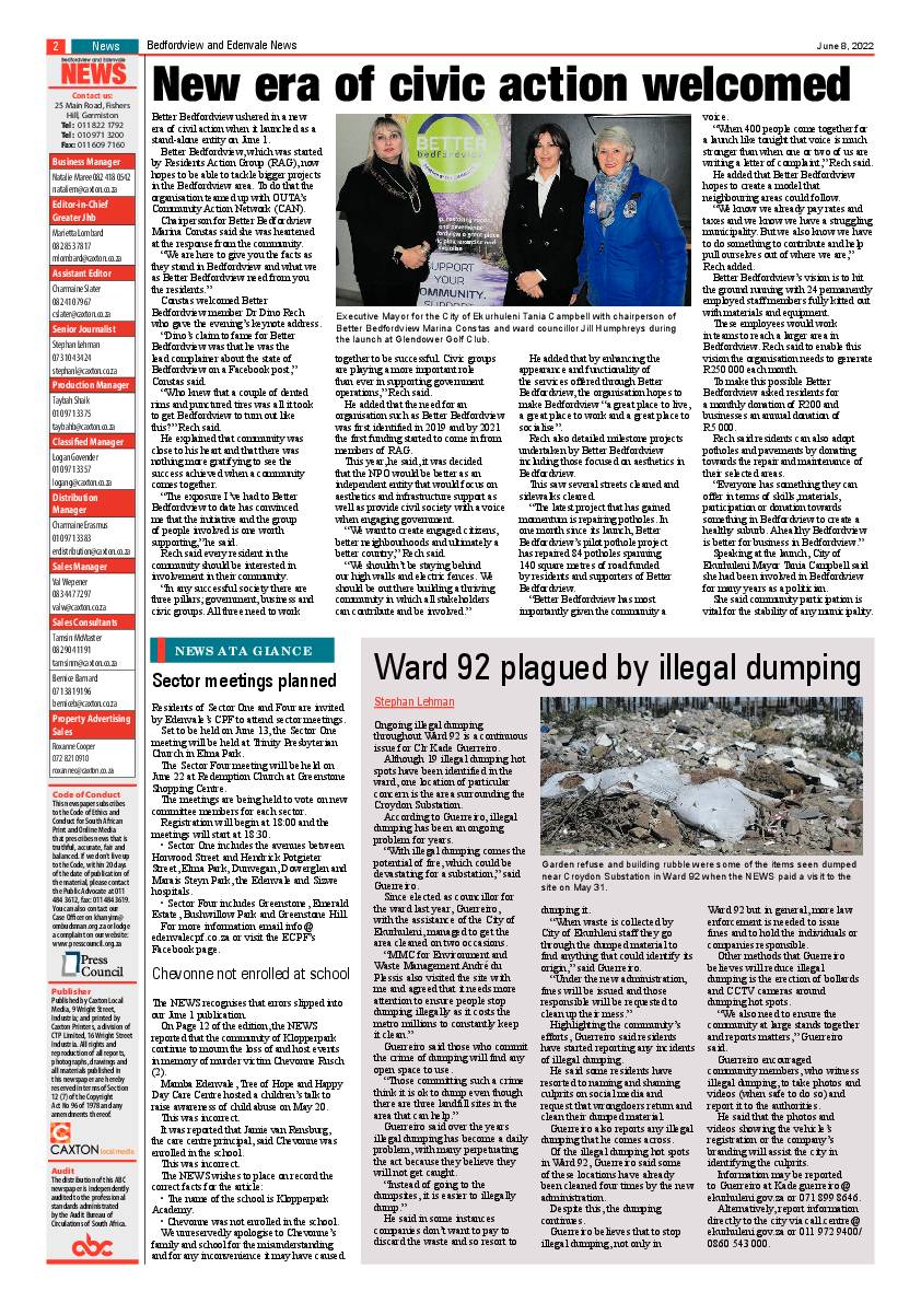 Bedfordview and Edenvale 8 June 2022 page 2