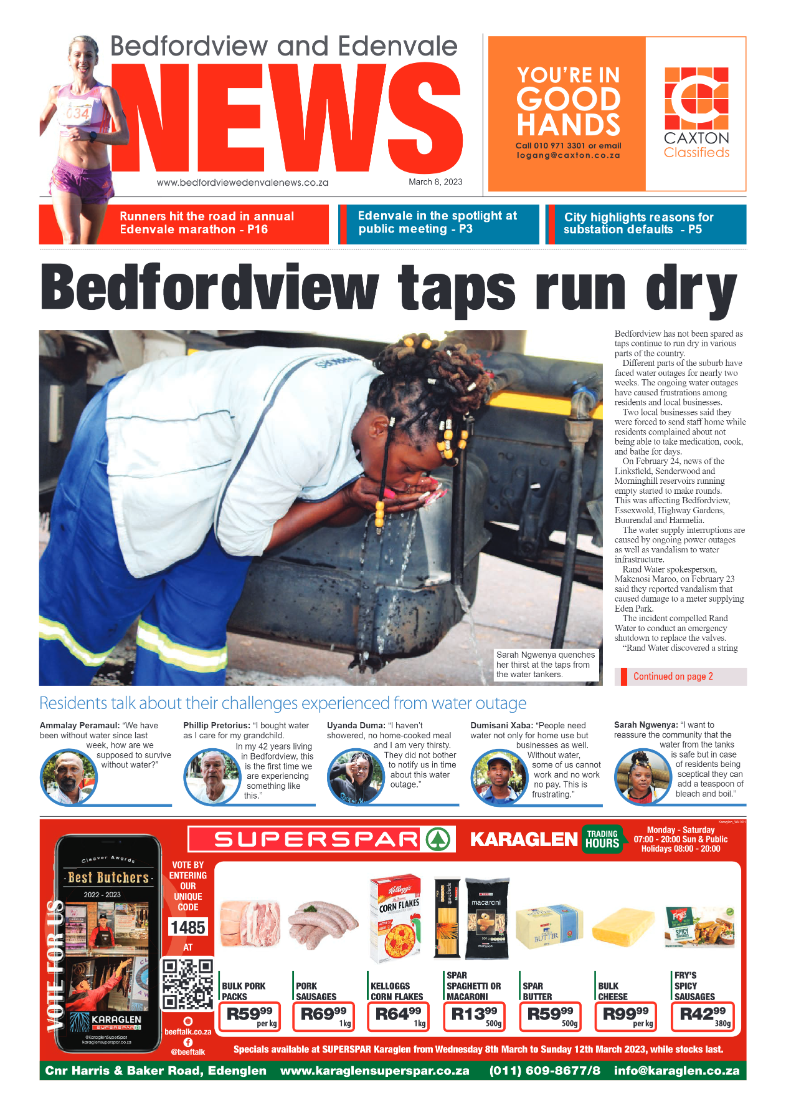 Bedfordview and Edenvale 8 March 2023 page 1