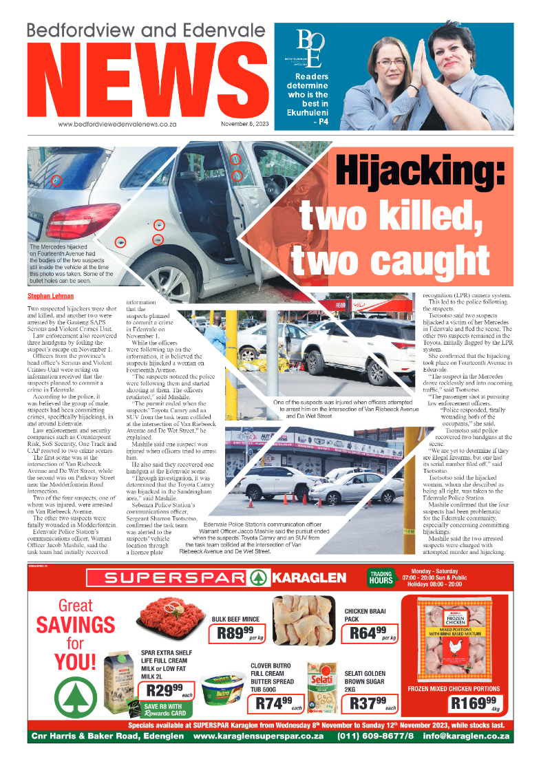 Bedfordview and Edenvale 8 November 2023 page 1