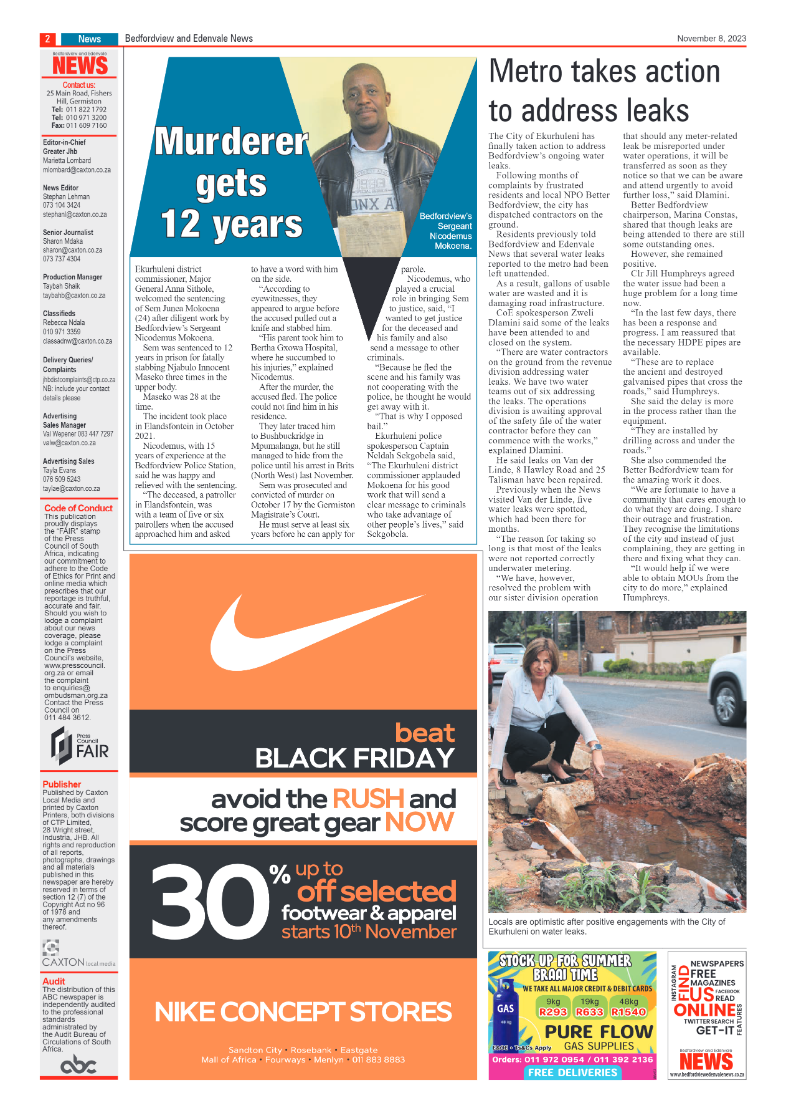 Bedfordview and Edenvale 8 November 2023 page 2