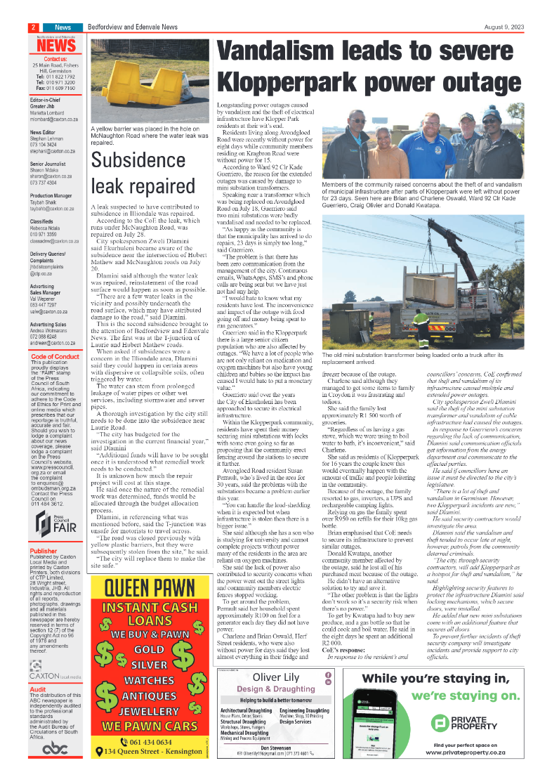 Bedfordview and Edenvale 9 August 2023 page 2