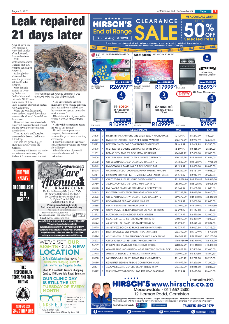 Bedfordview and Edenvale 9 August 2023 page 3
