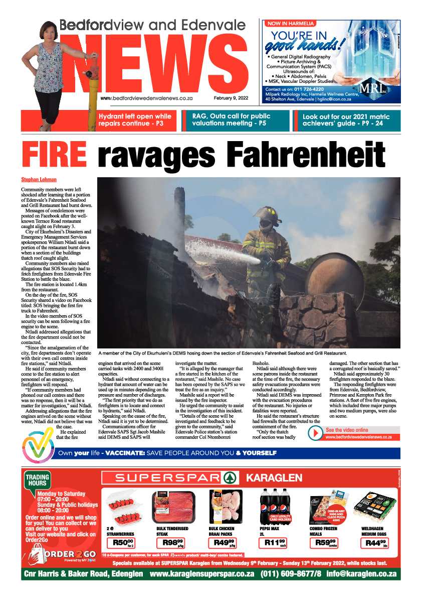 Bedfordview and Edenvale 9 February 2022 page 1