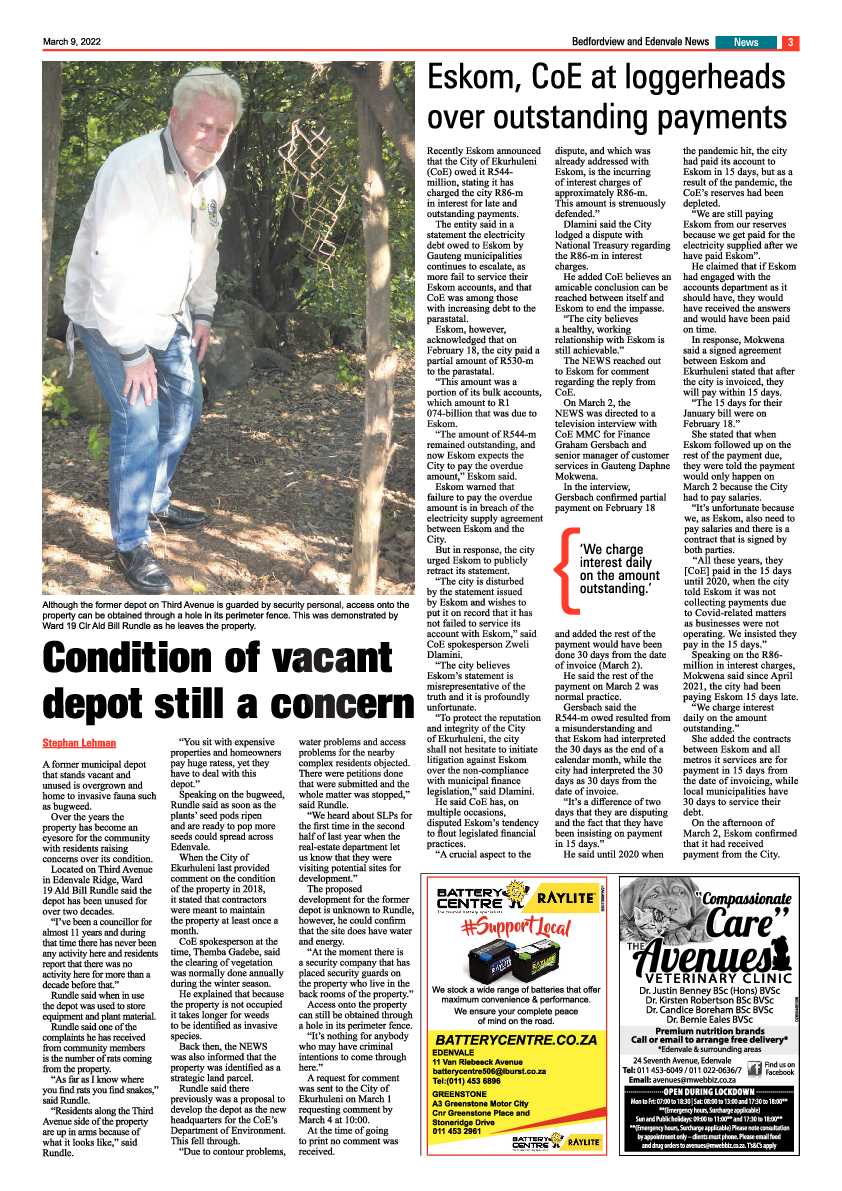 Bedfordview and Edenvale 9 March 2022 page 3
