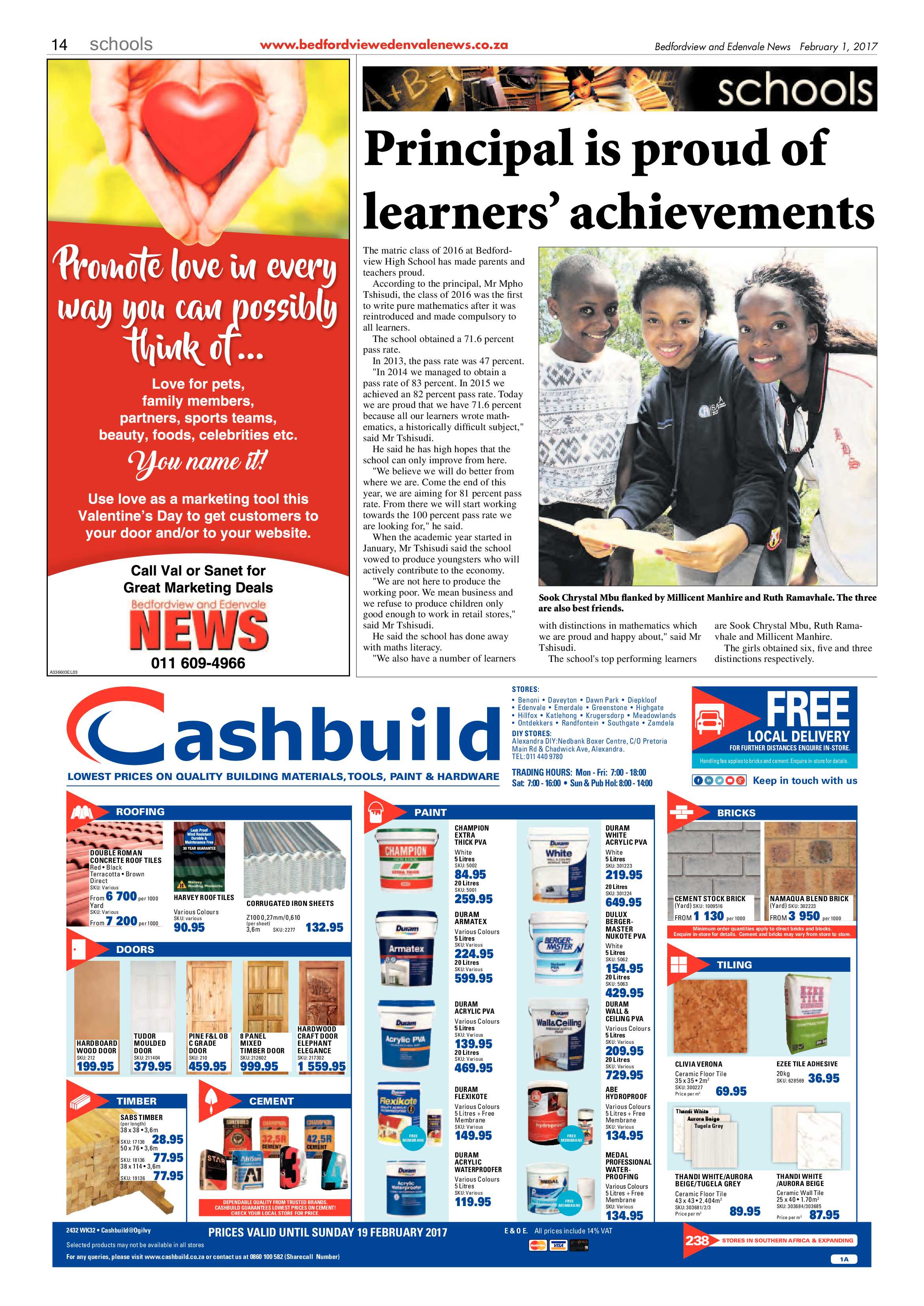 Bedfordview and Edenvale News 01 February 2017 page 14