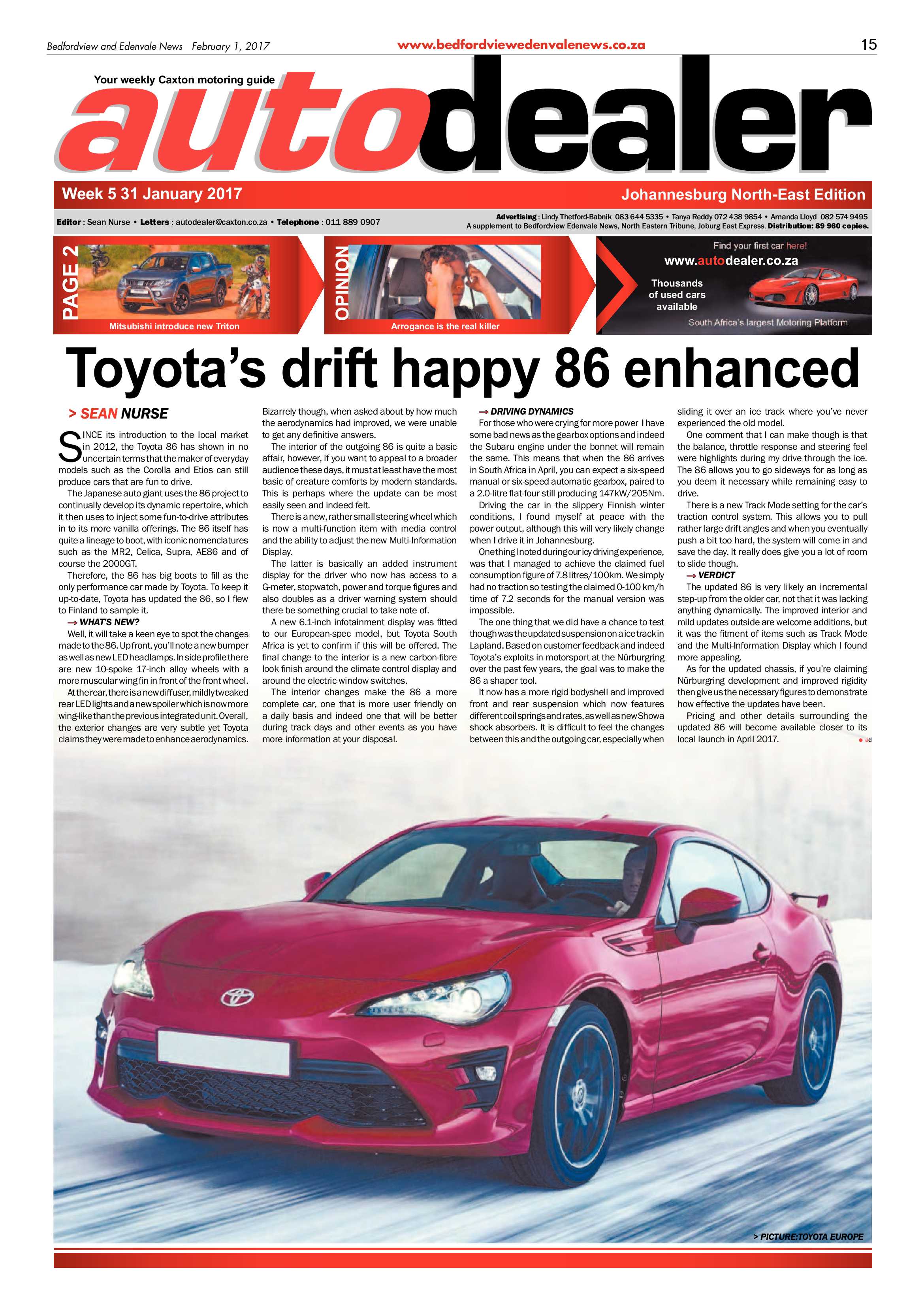Bedfordview and Edenvale News 01 February 2017 page 15