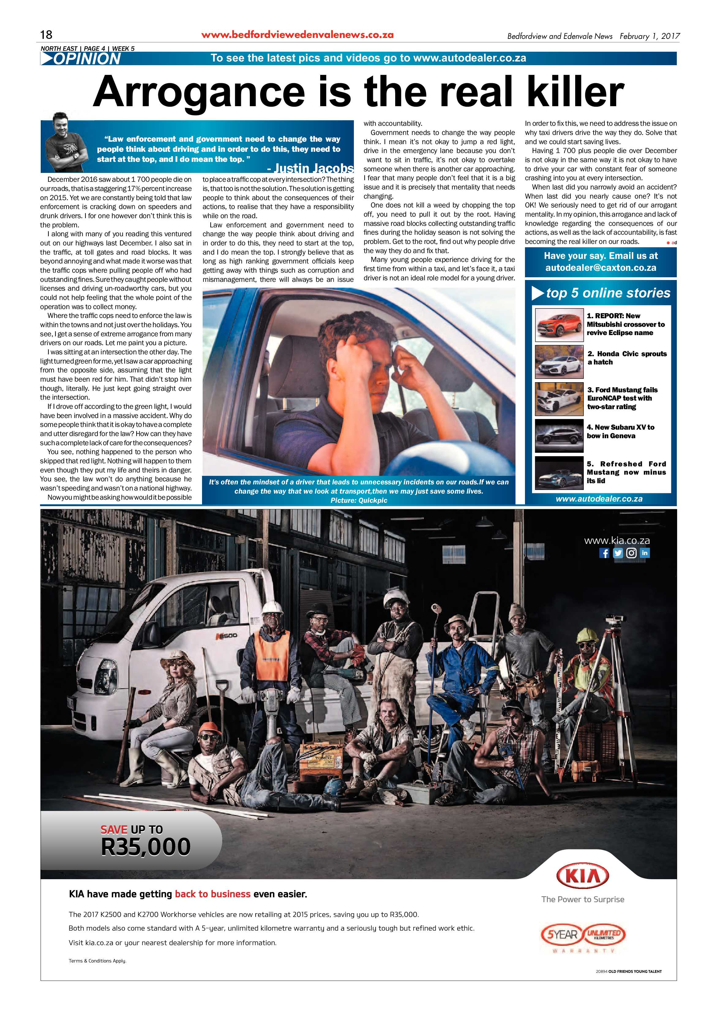 Bedfordview and Edenvale News 01 February 2017 page 18
