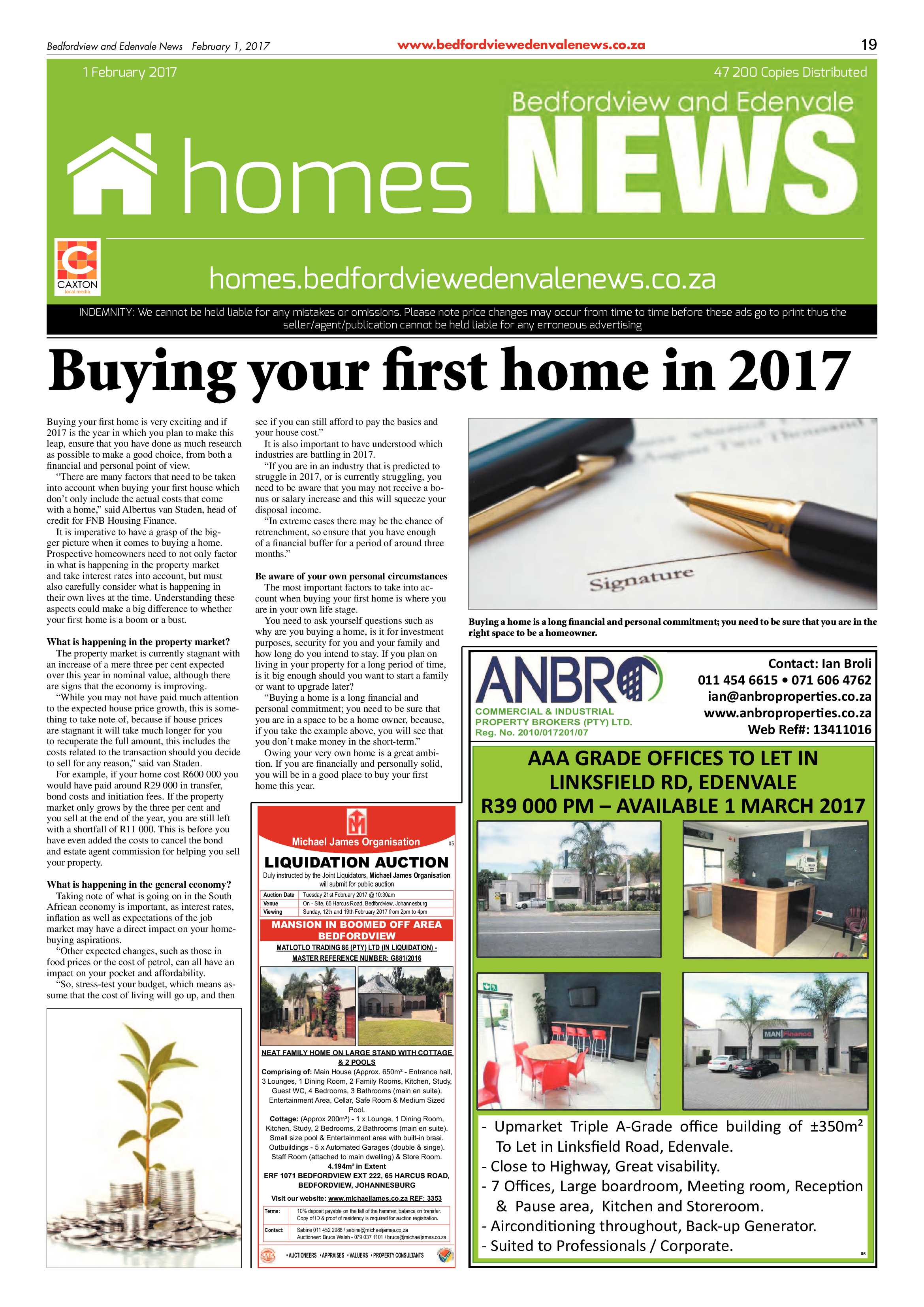 Bedfordview and Edenvale News 01 February 2017 page 19
