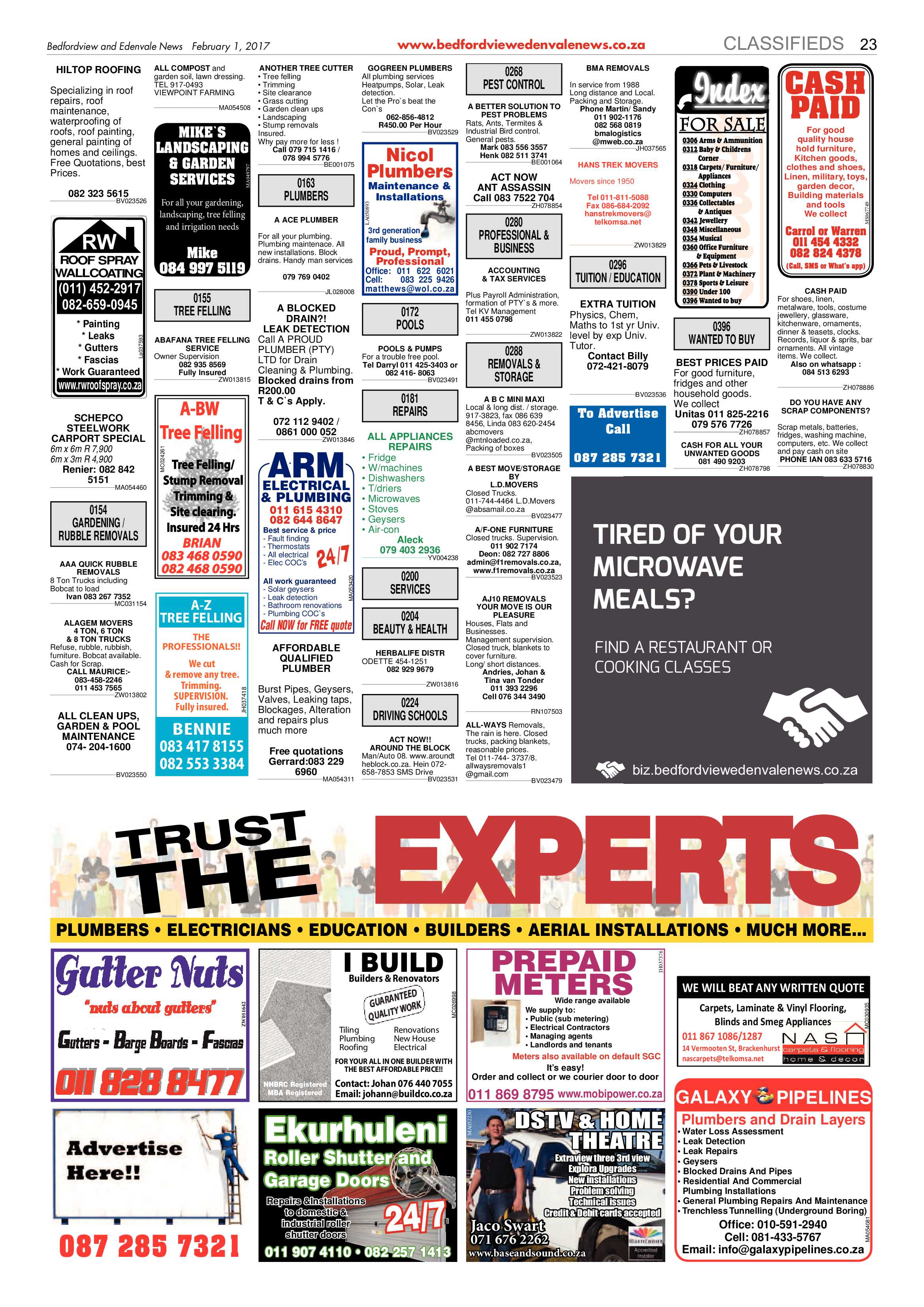 Bedfordview and Edenvale News 01 February 2017 page 23