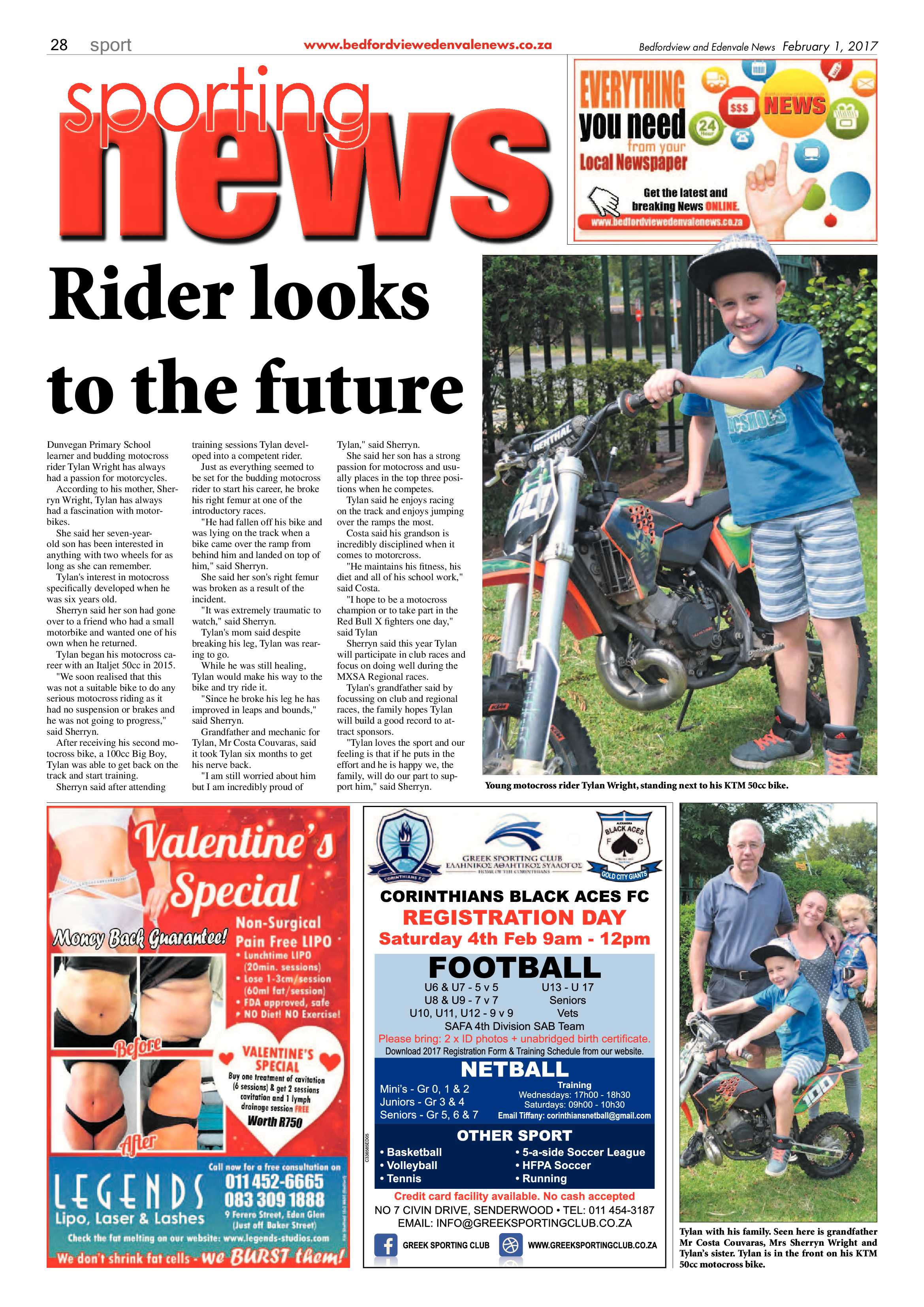 Bedfordview and Edenvale News 01 February 2017 page 28