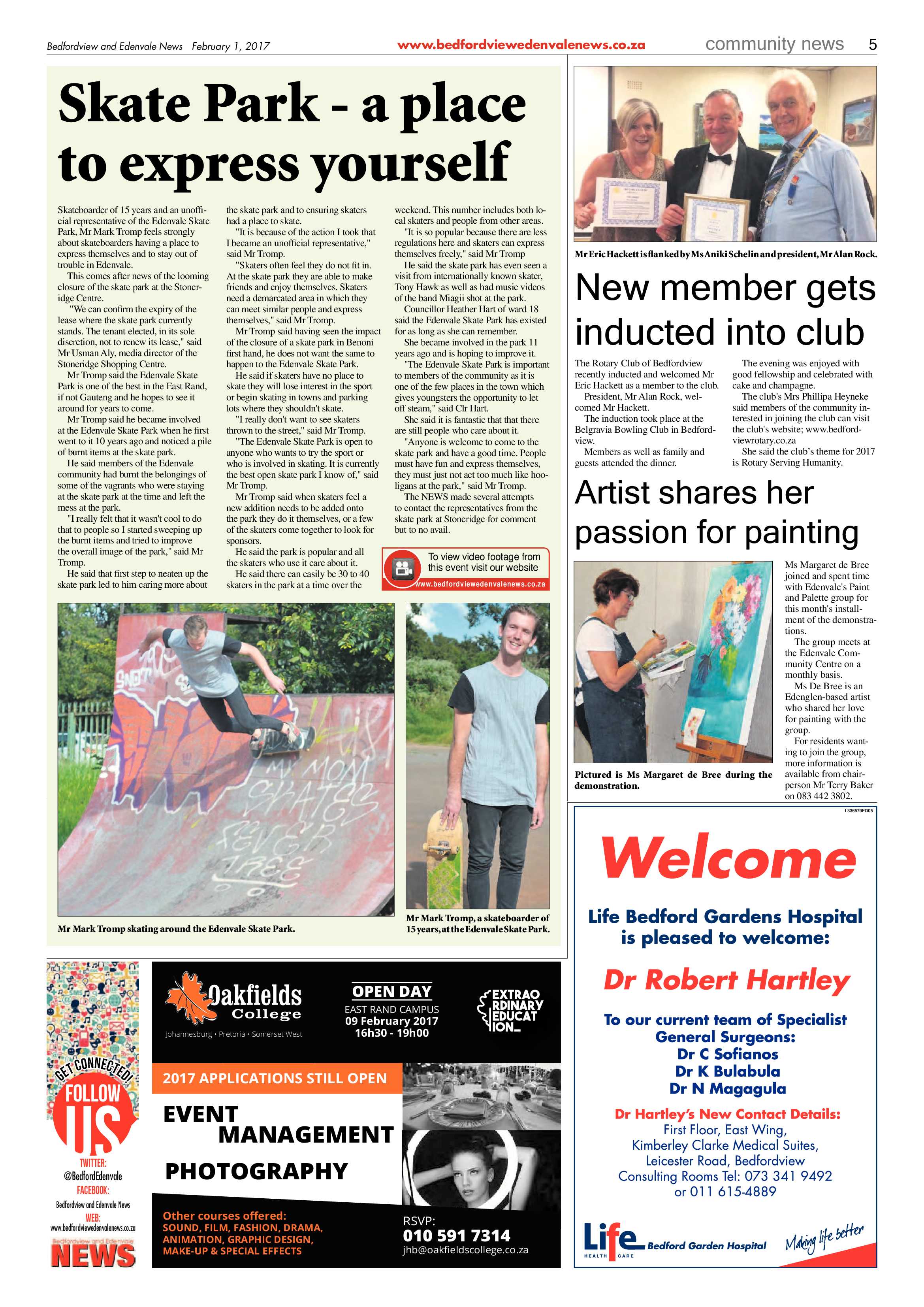 Bedfordview and Edenvale News 01 February 2017 page 5